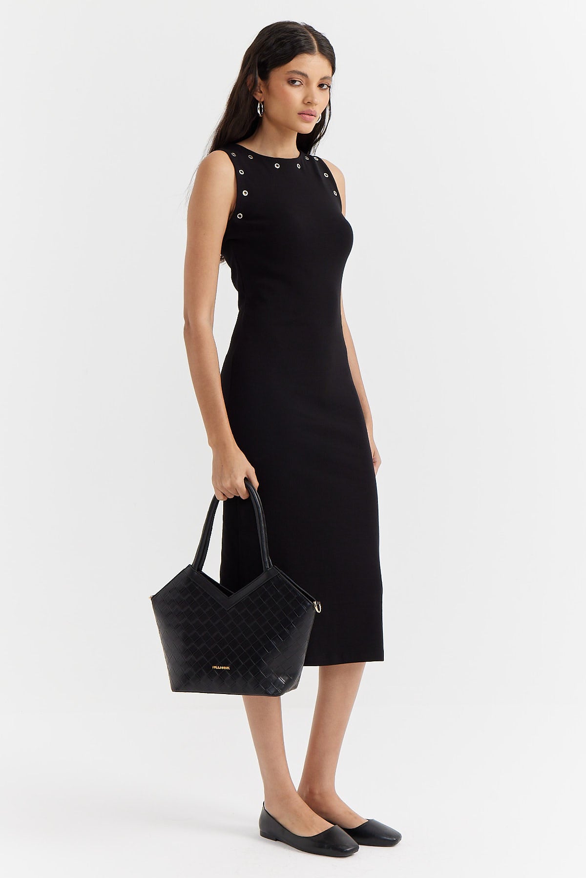 Women's Eyelet Detail Dress