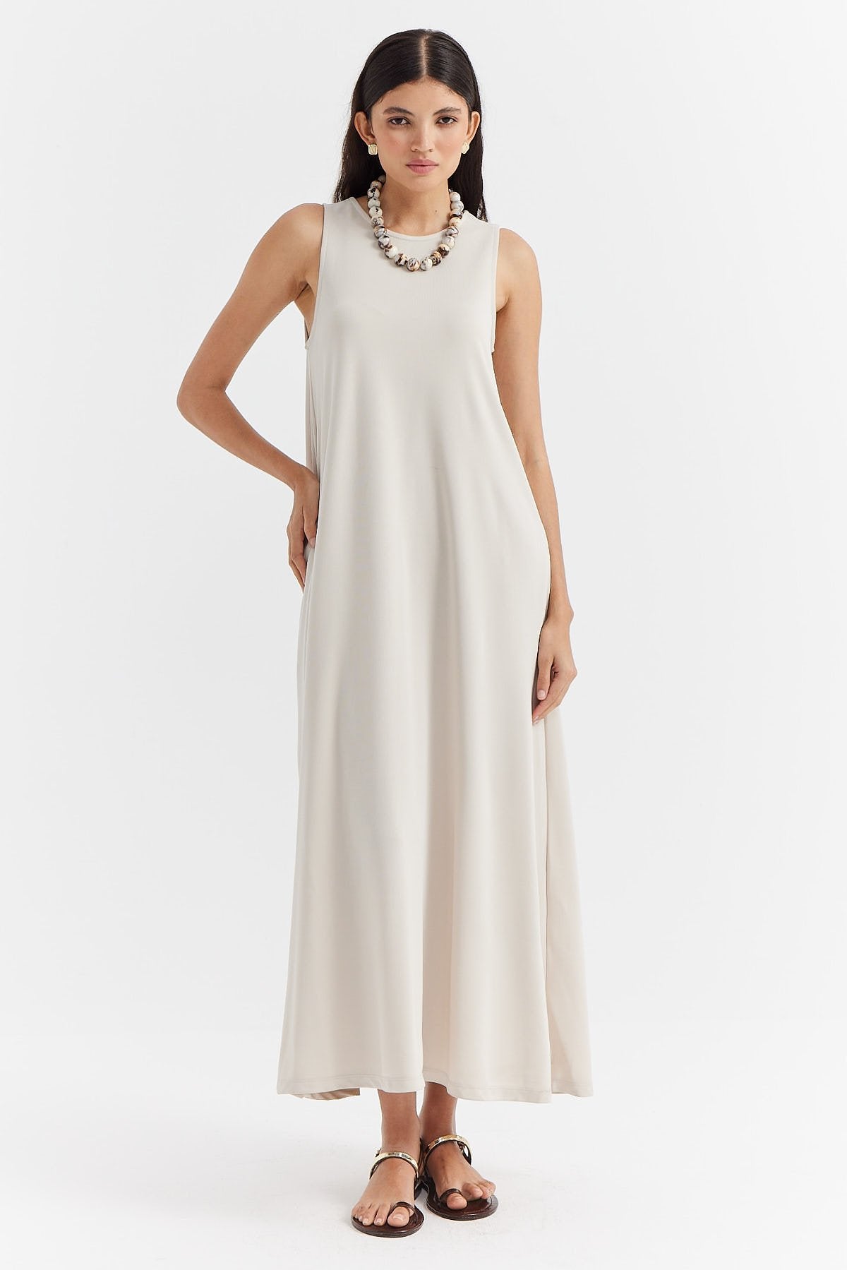 Women's Soft Texture Long Dress