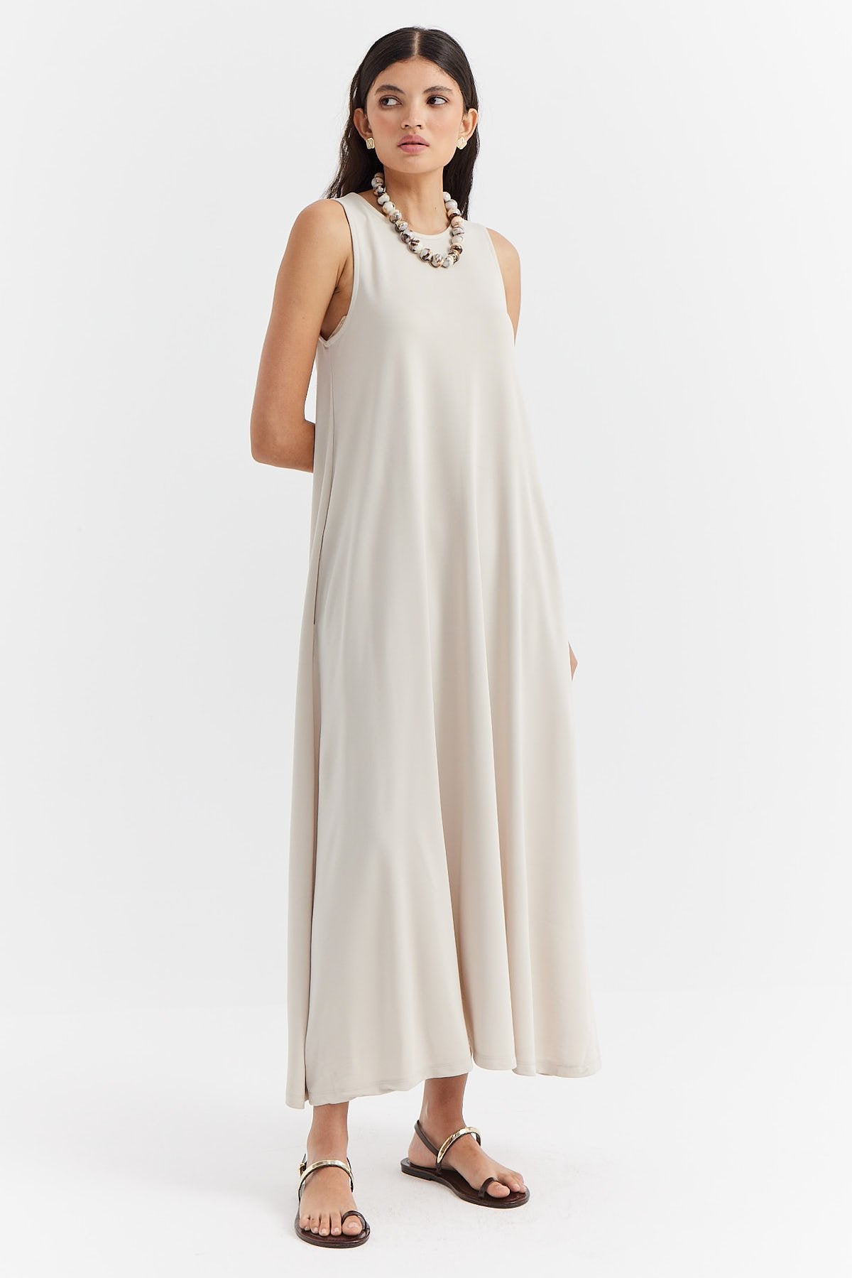 Women's Soft Texture Long Dress
