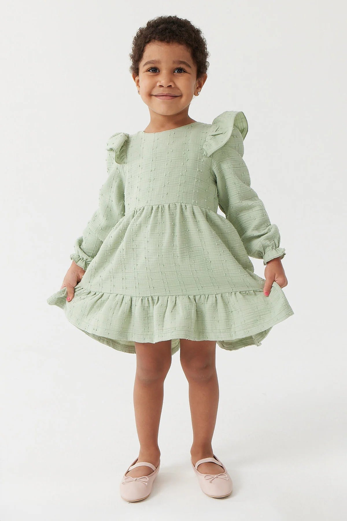 Girl's Long-Sleeve Dress