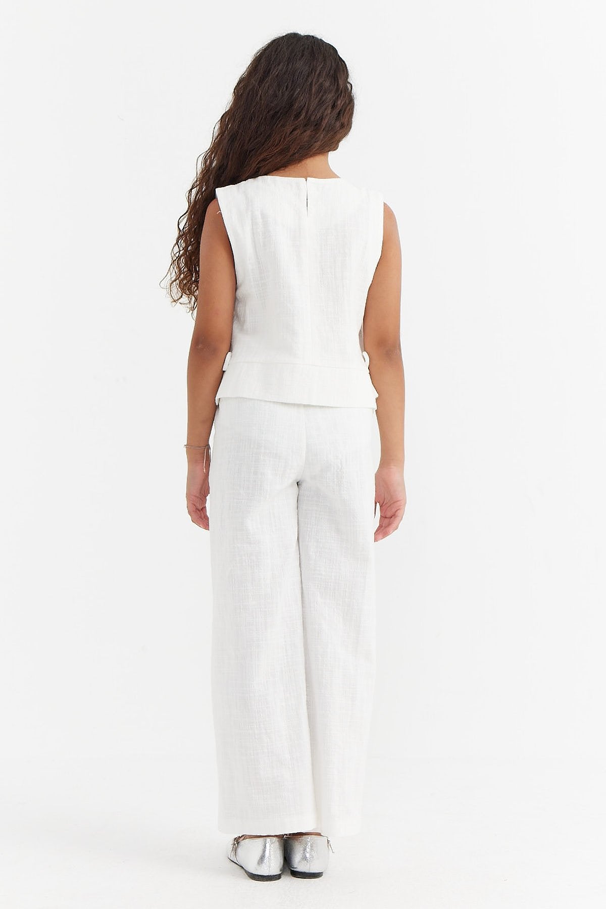 Girl's Textured 2-Piece Set