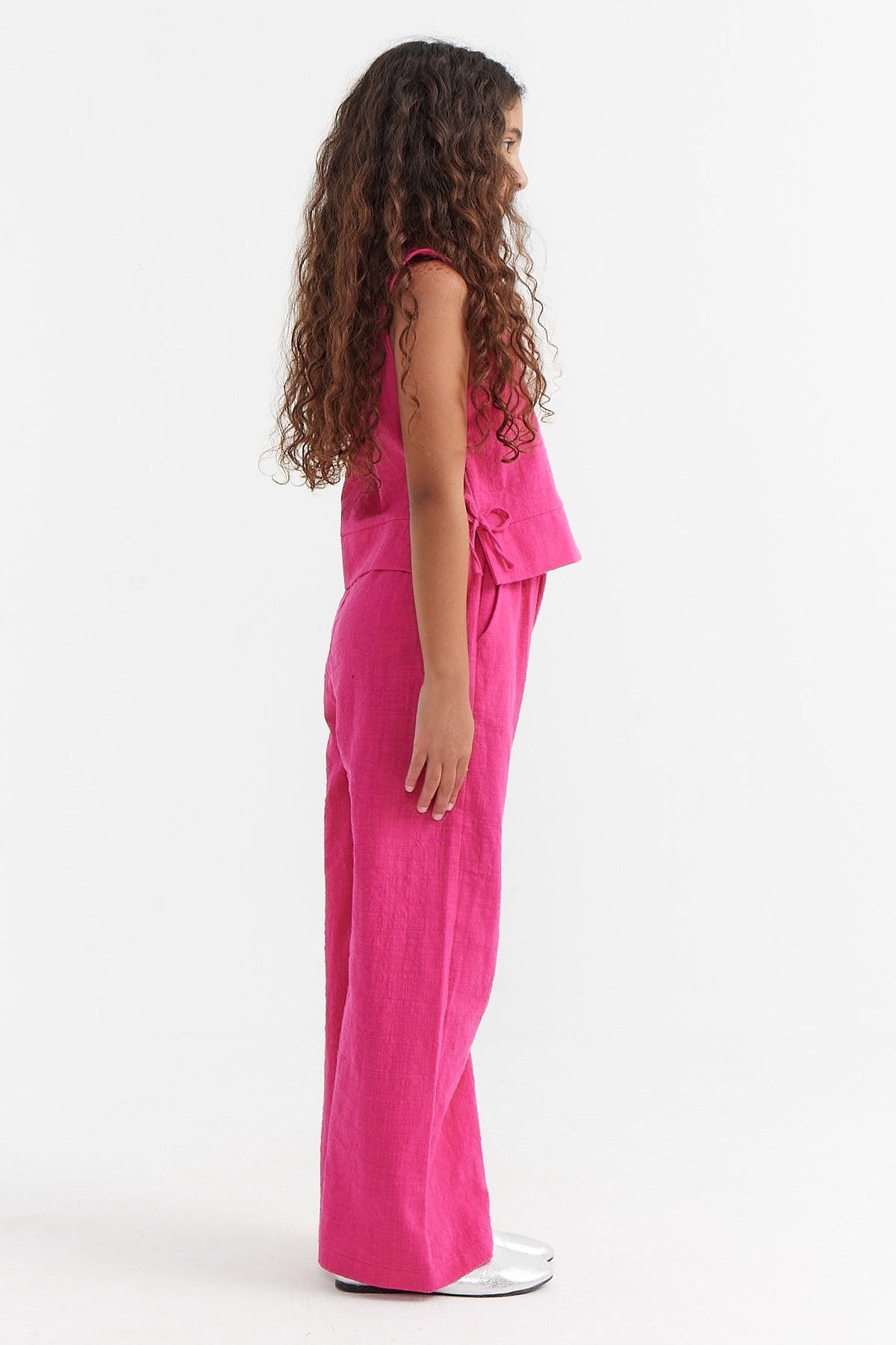 Girl's Textured 2-Piece Set