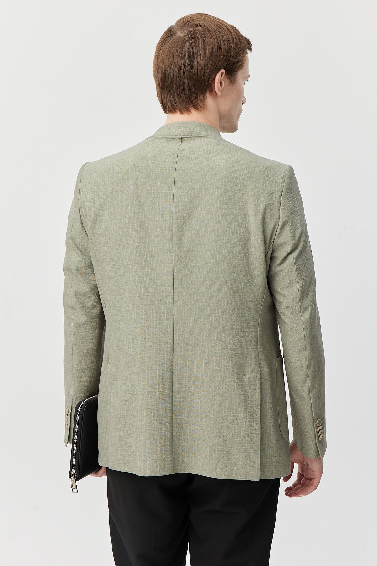 چاکەتی کلاسیکی مۆنۆ کۆلارە بۆ پیاوان