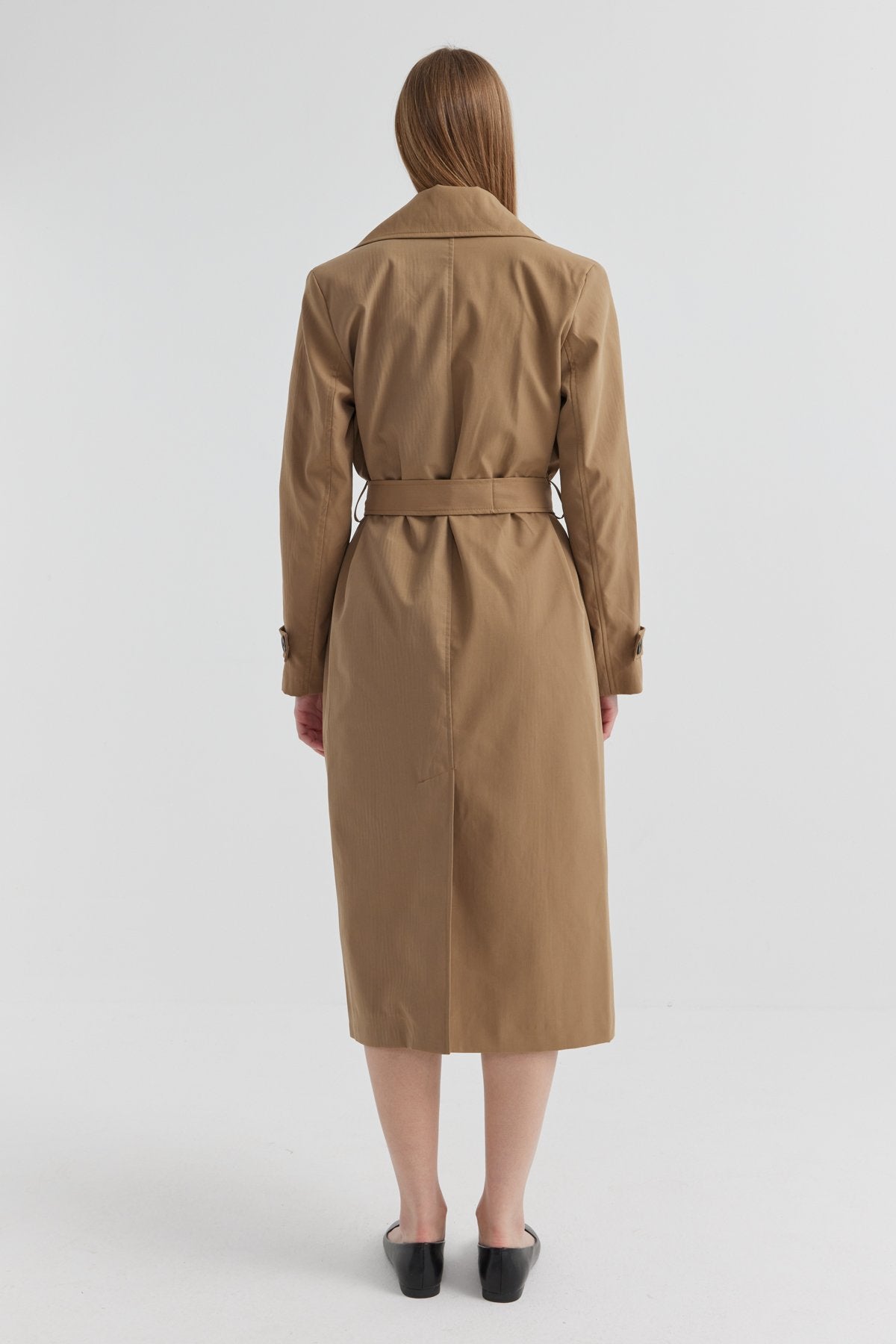 Women's Belted Trench Coat