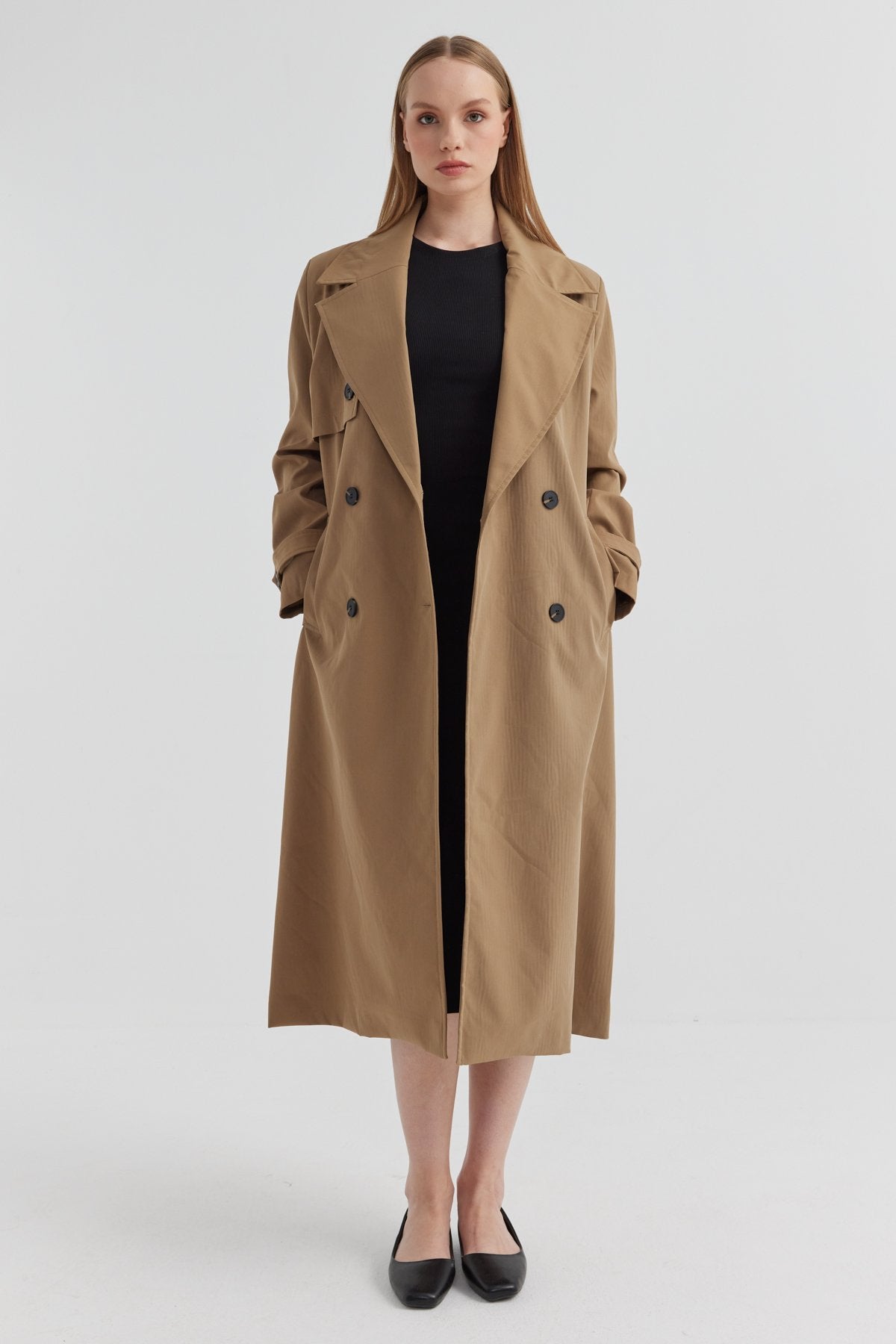 Women's Belted Trench Coat