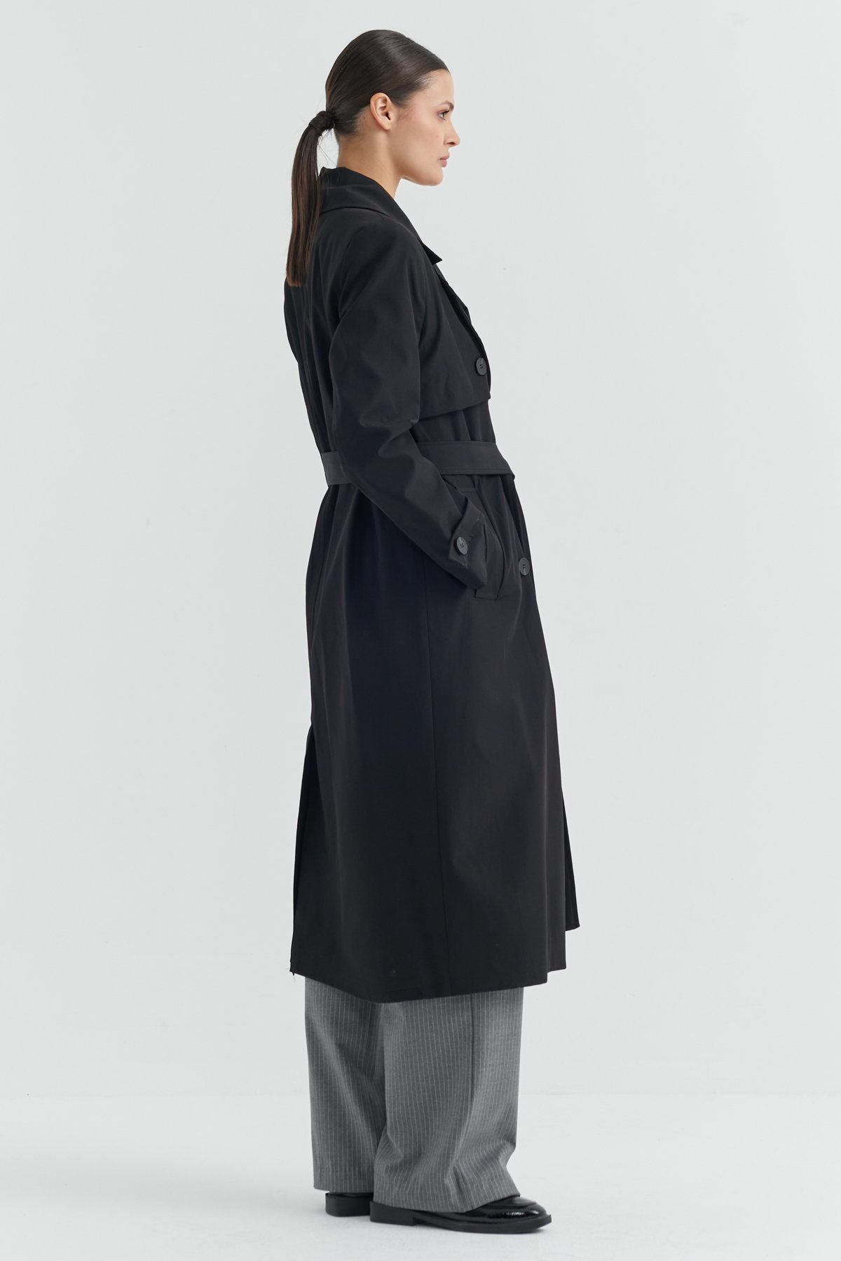 Women's Belted Trench Coat