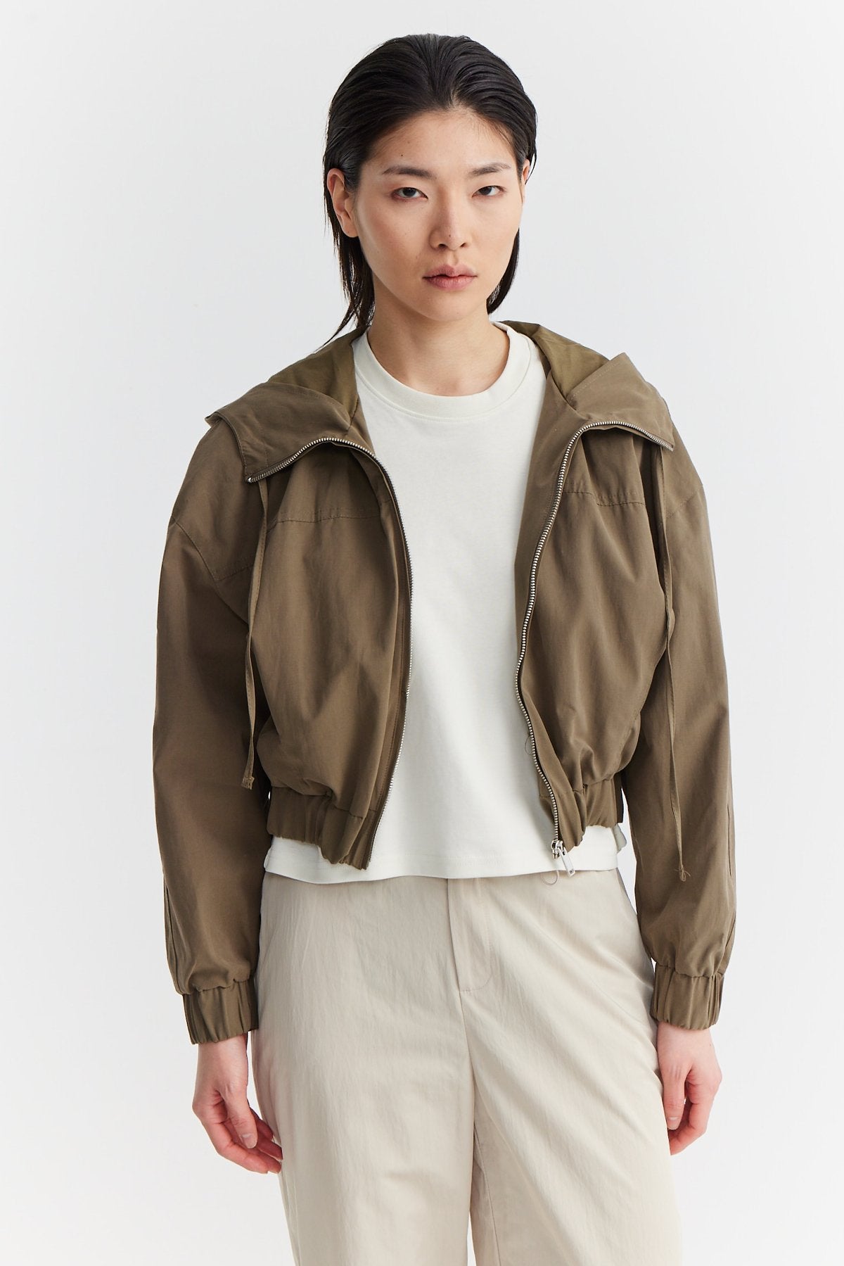Women's Hooded Thin Coat