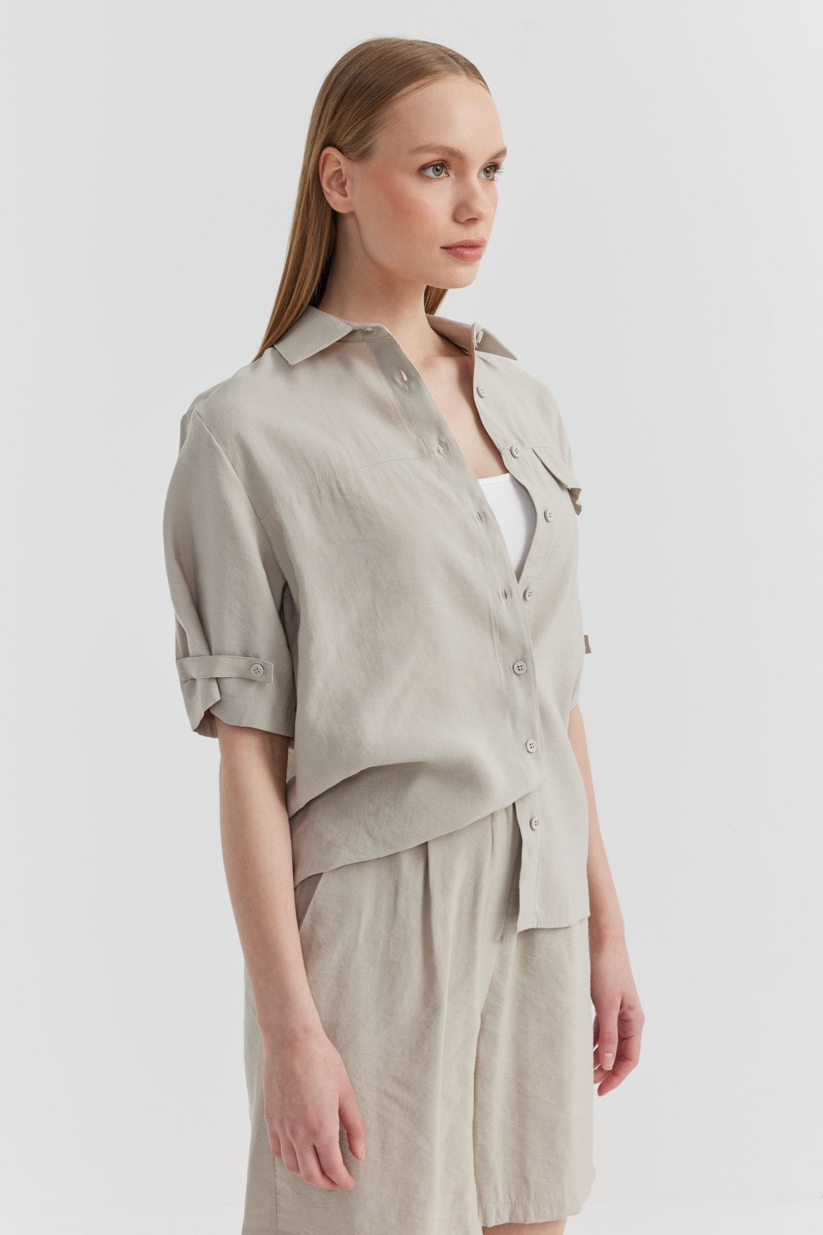 Women's Sleeve Detailed Shirt
