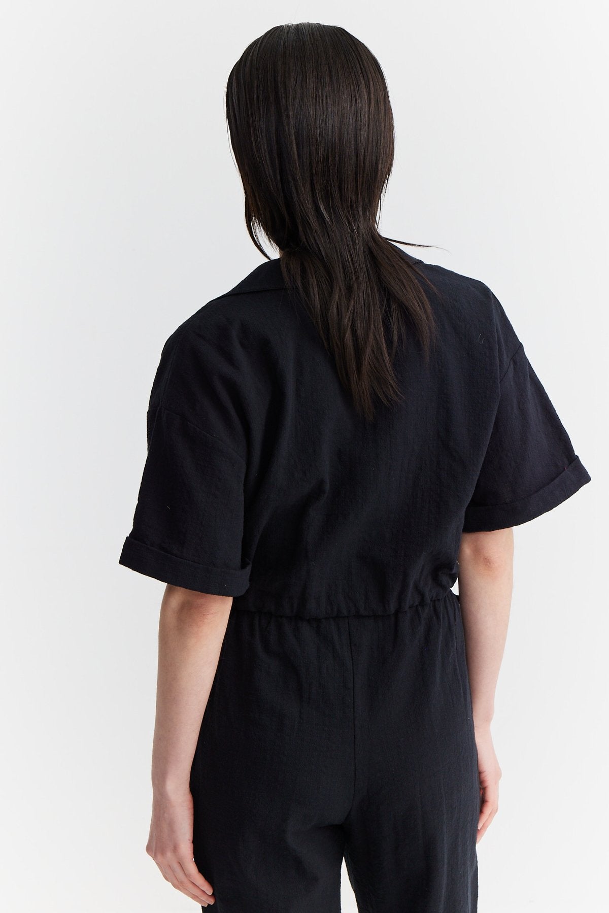 Women's Textured Shirt with Flap Pocket