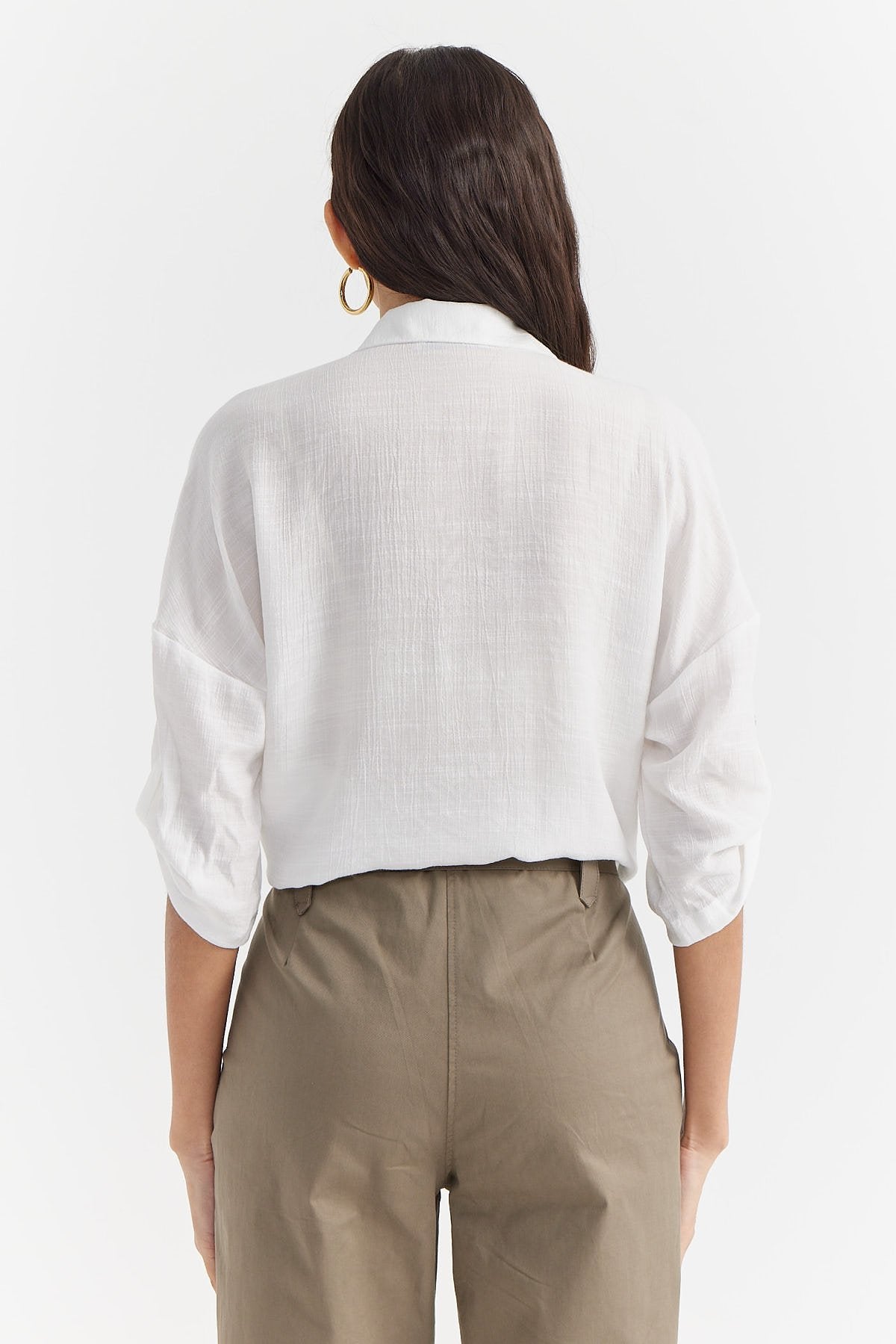 Women's Fine Stitch Detailed Shirt