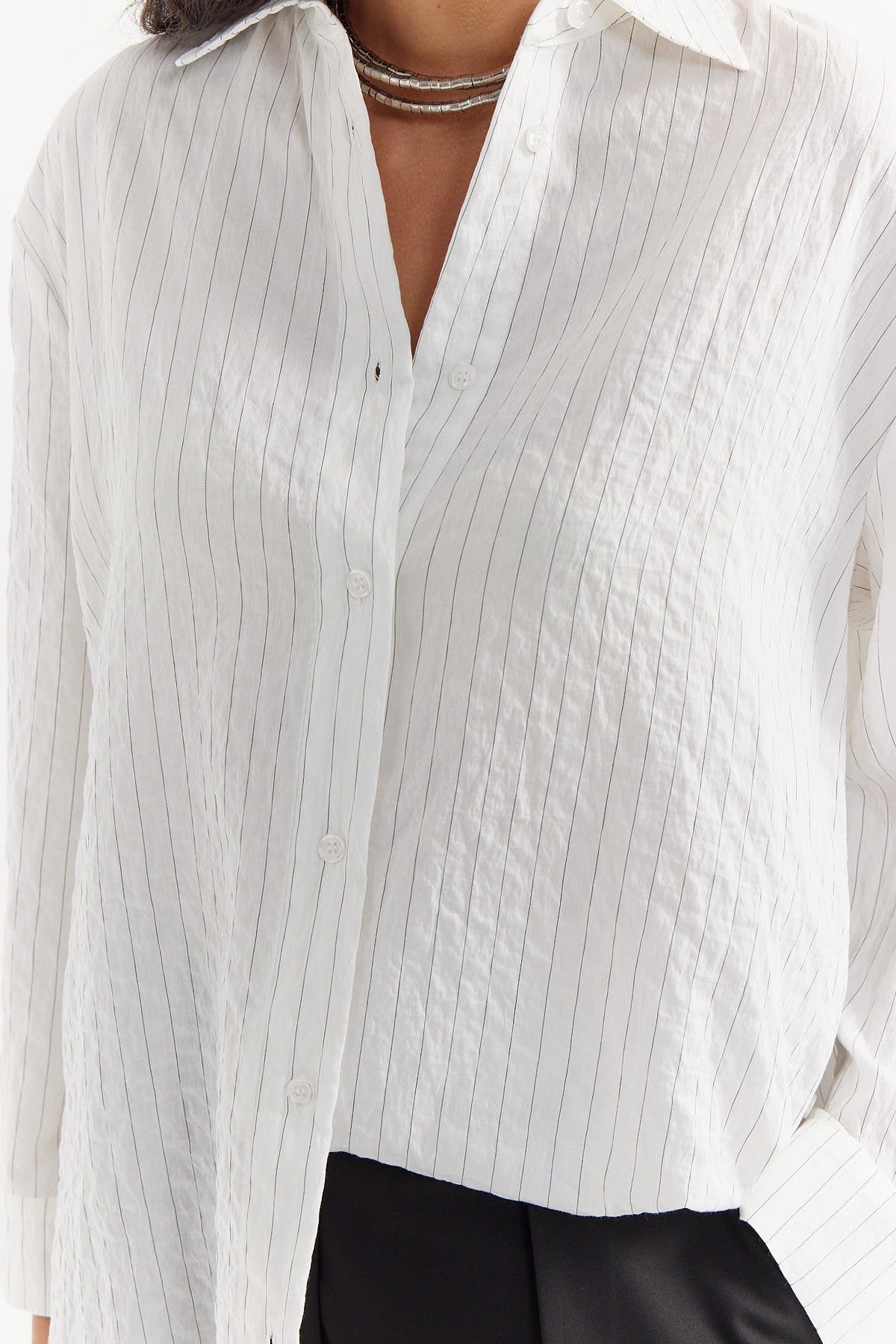 Women's Striped Oversize Shirt