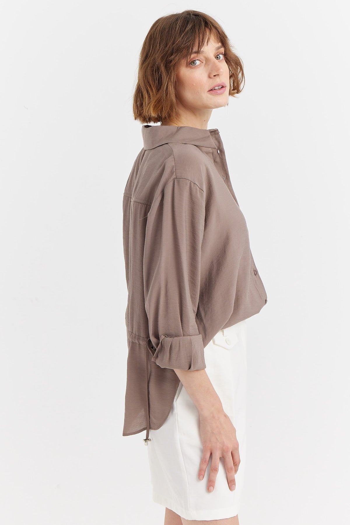Women's Soft Texture Basic Shirt