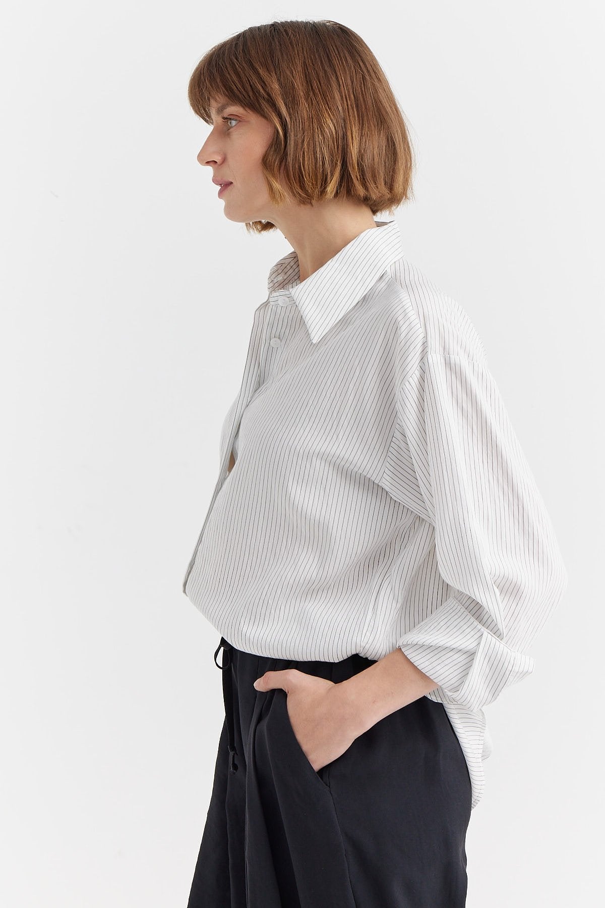 Women's Striped Oversize Shirt