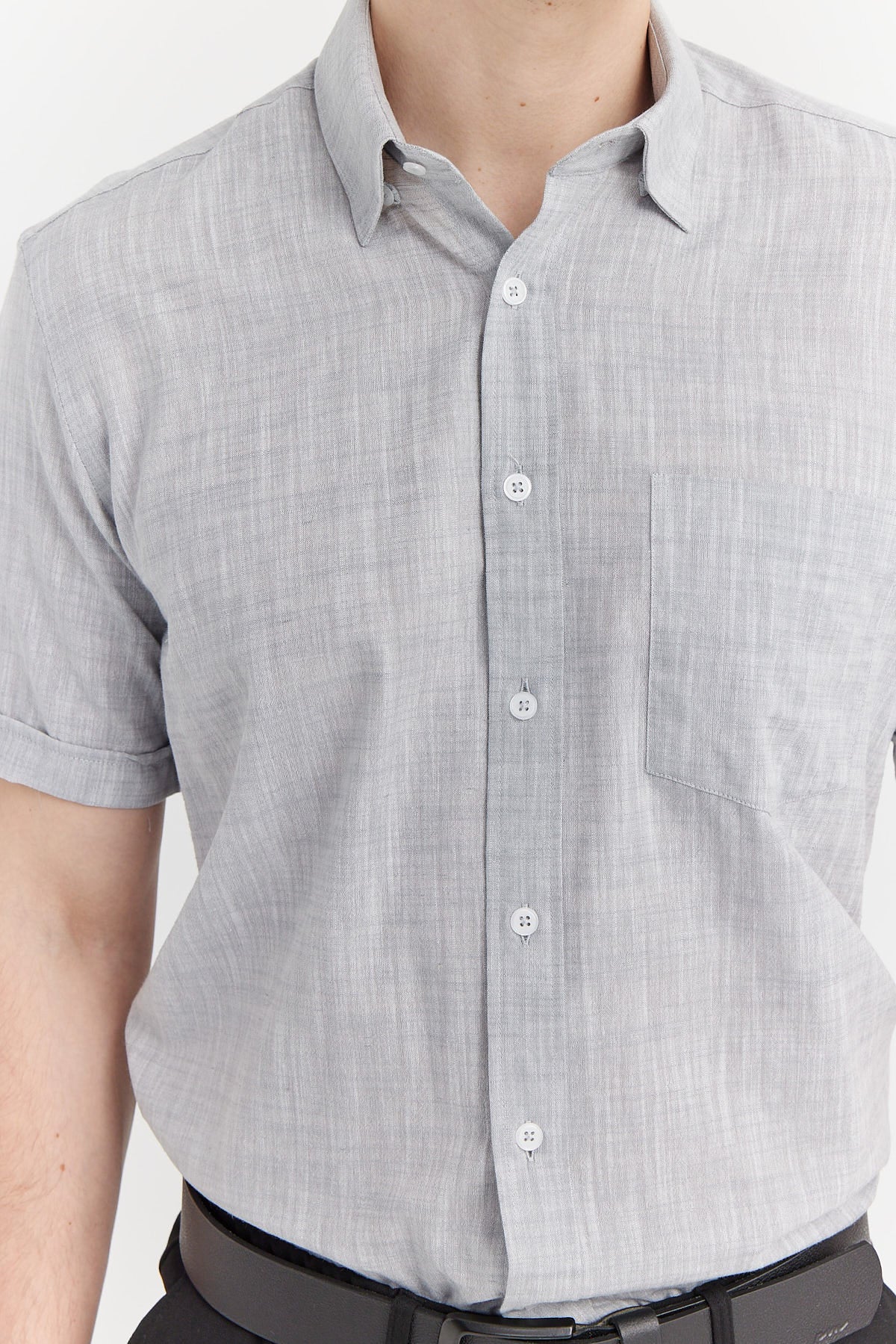 Men's Short Sleeve Cotton Shirt