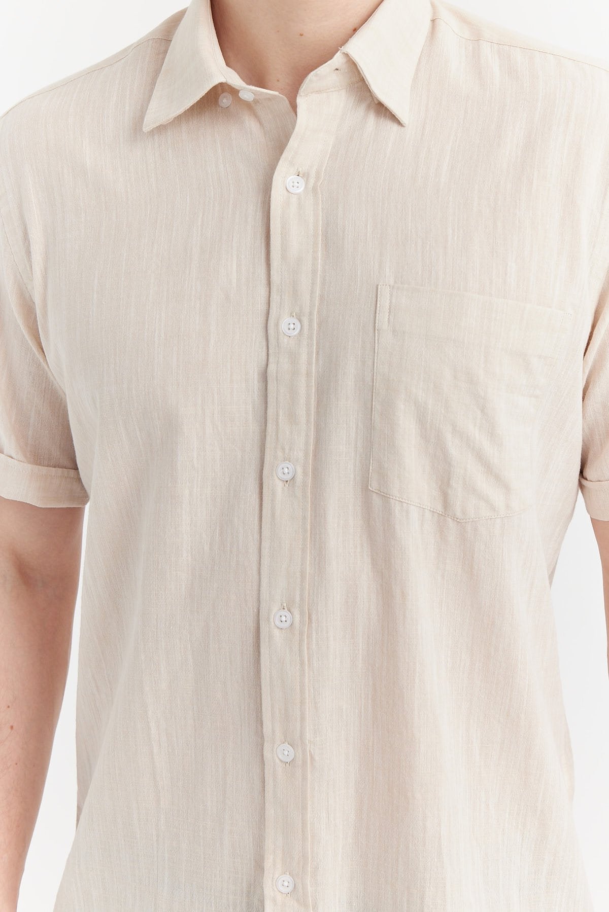 Men's Short Sleeve Cotton Shirt