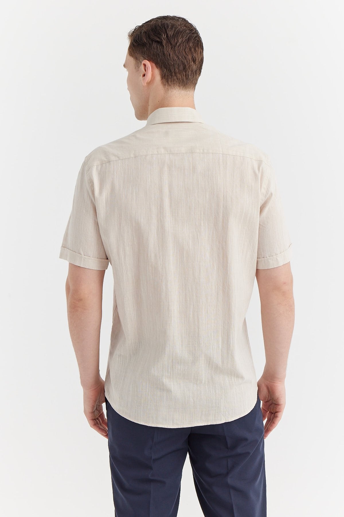 Men's Short Sleeve Cotton Shirt