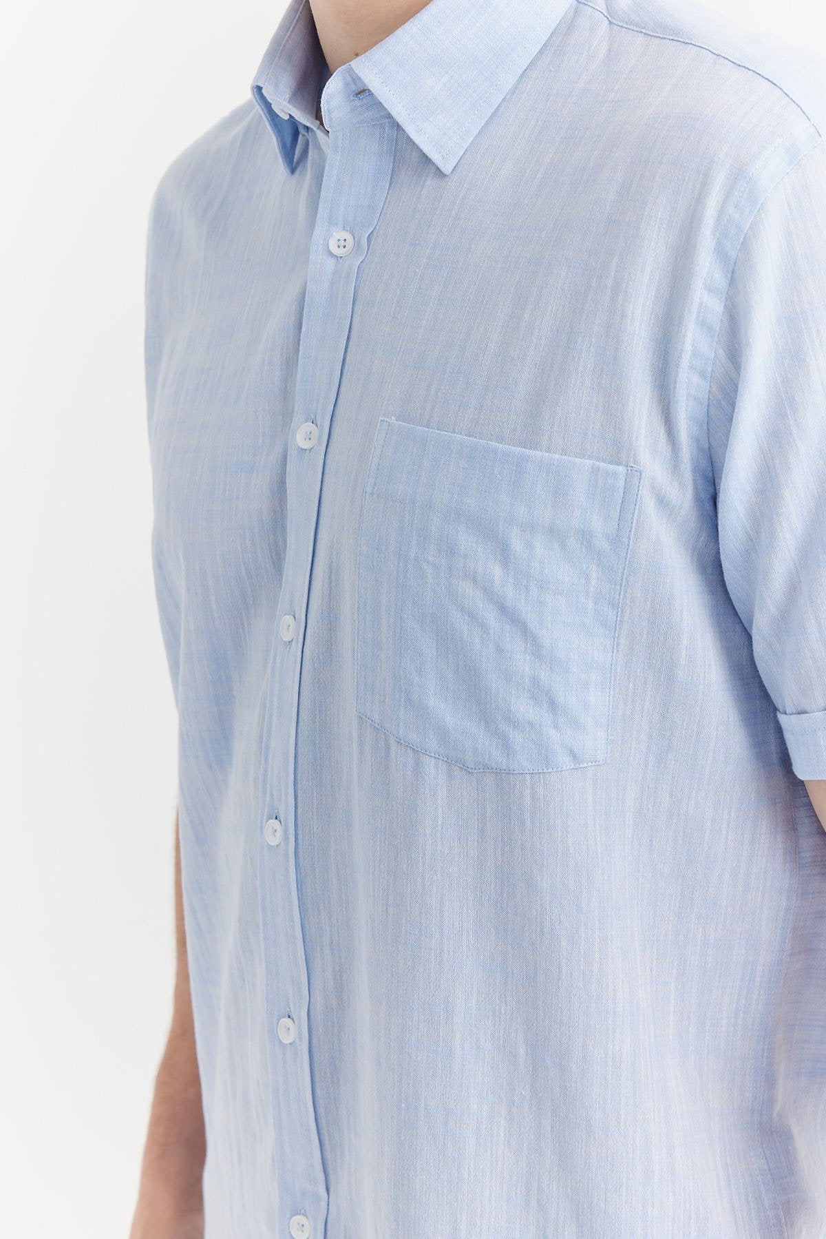 Men's Short Sleeve Cotton Shirt