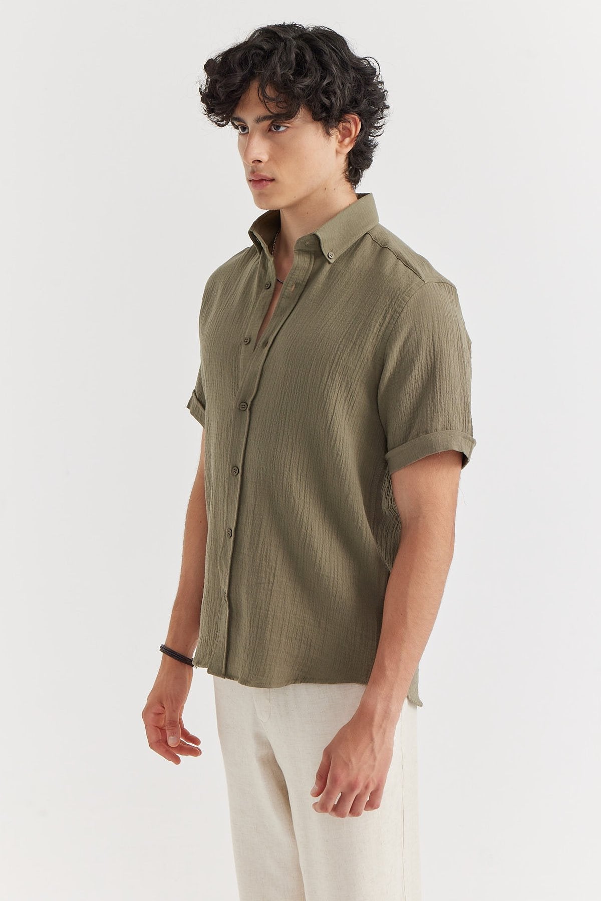Men's Regular Textured Shirt