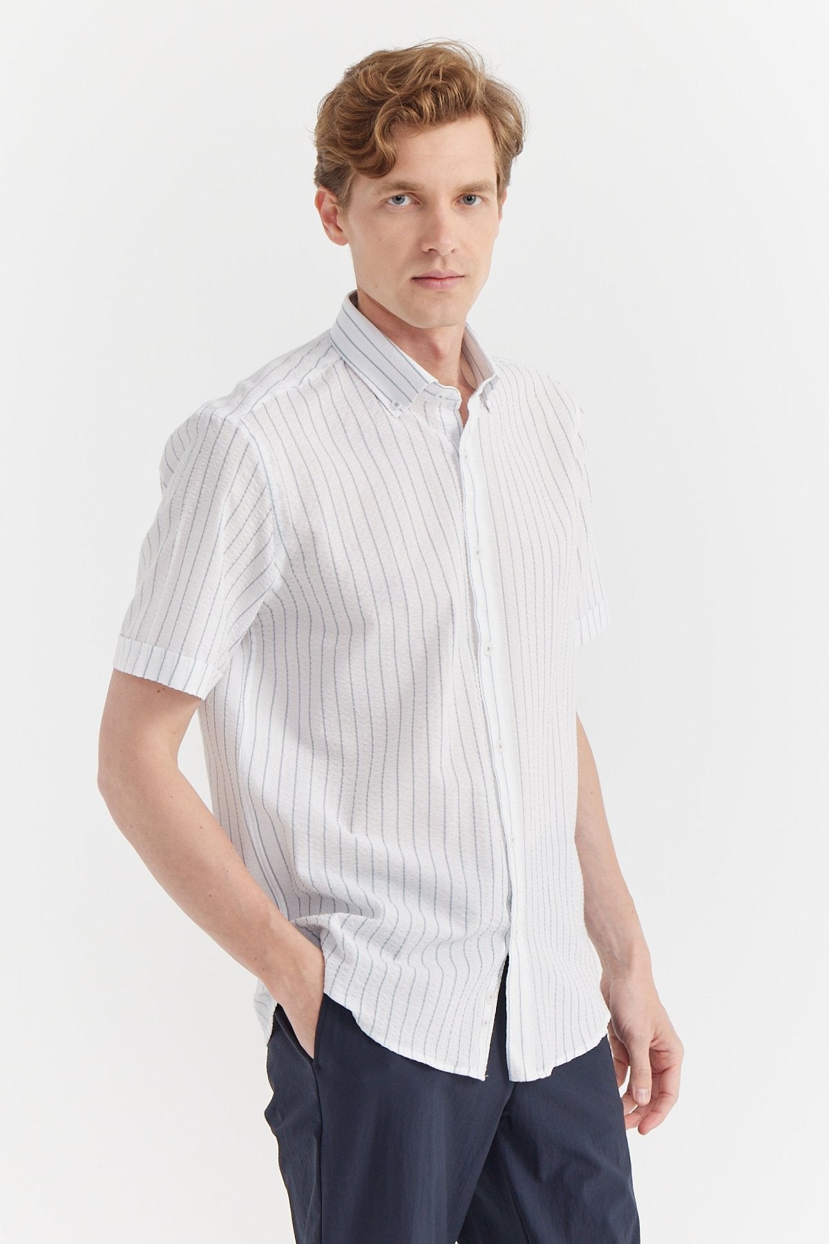 Men's Regular Striped Shirt