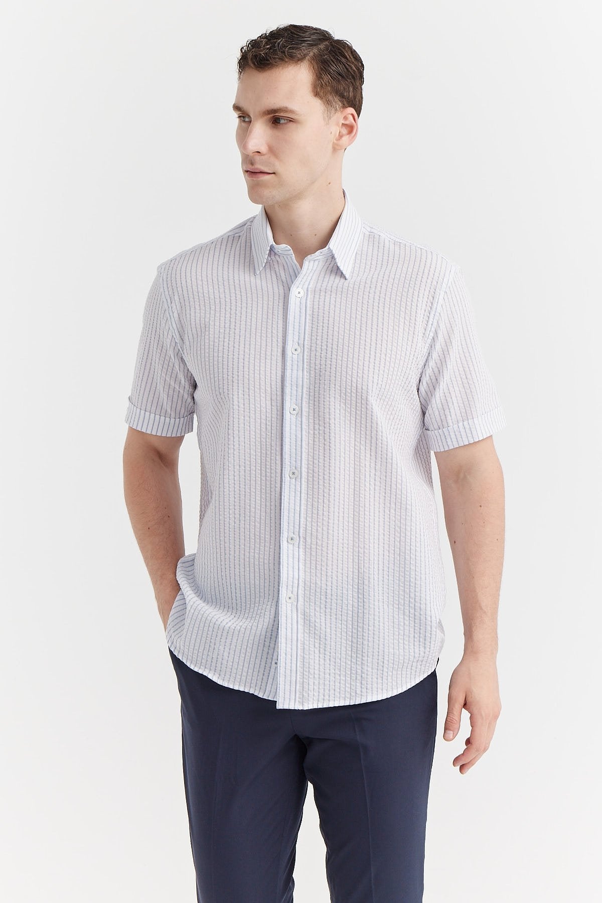 Men's Textured Shirt