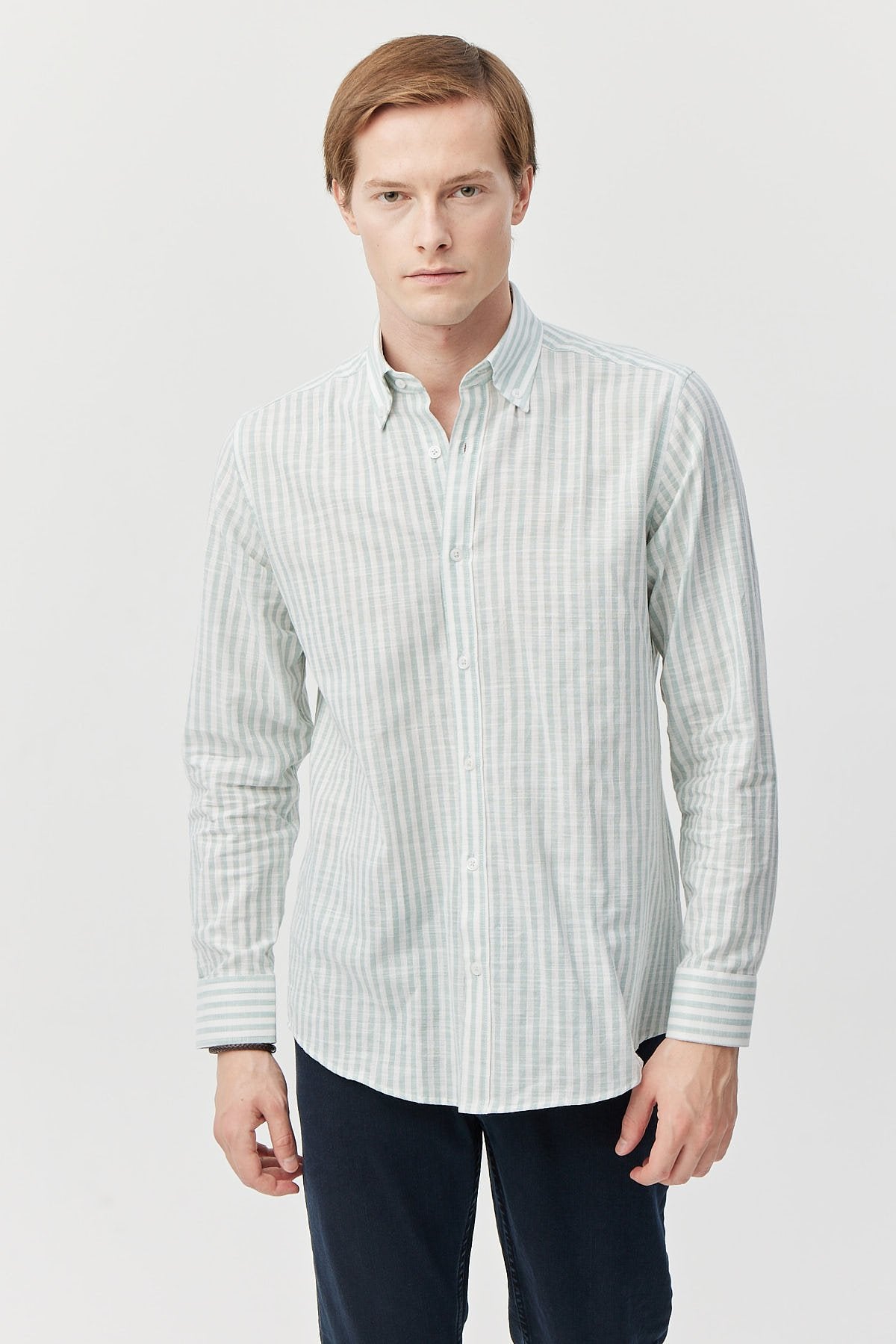 Men's Relaxed Striped Shirt