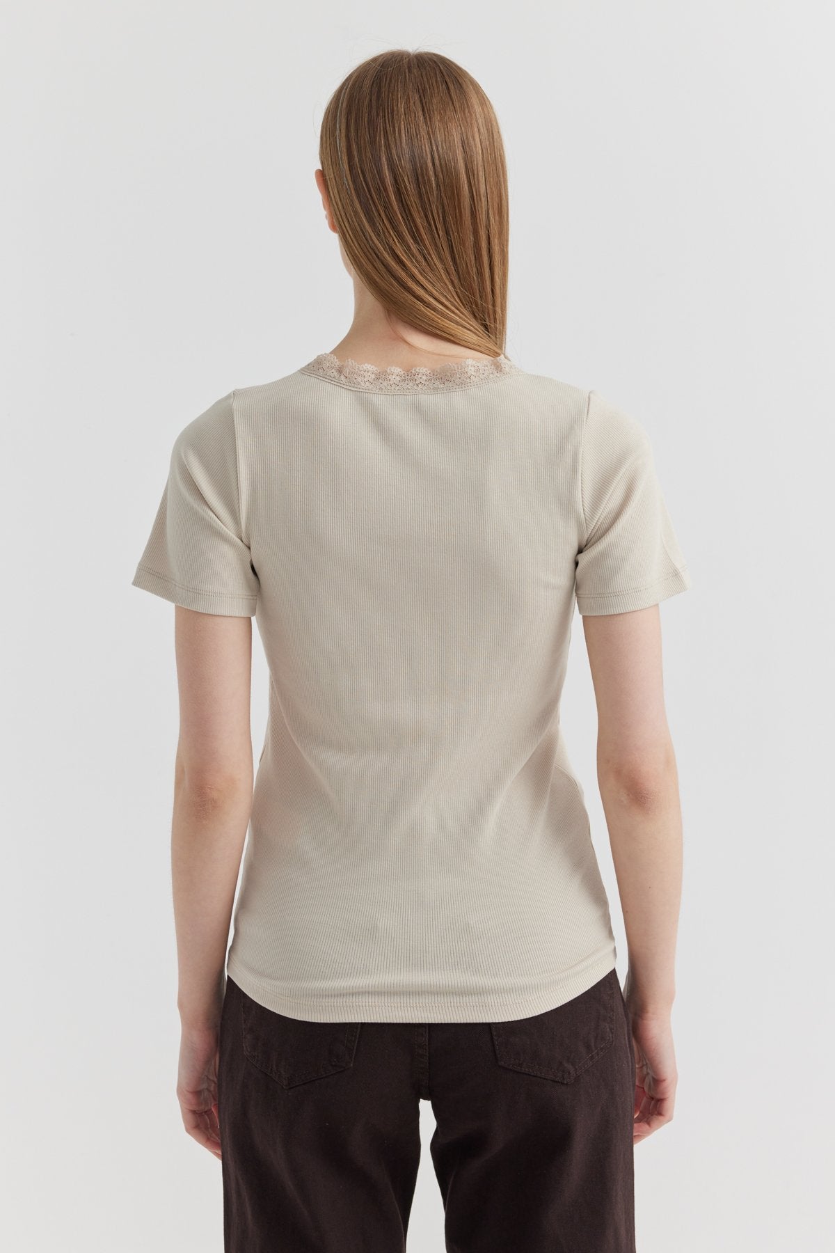 Women's Lace Detailed Collar Blouse
