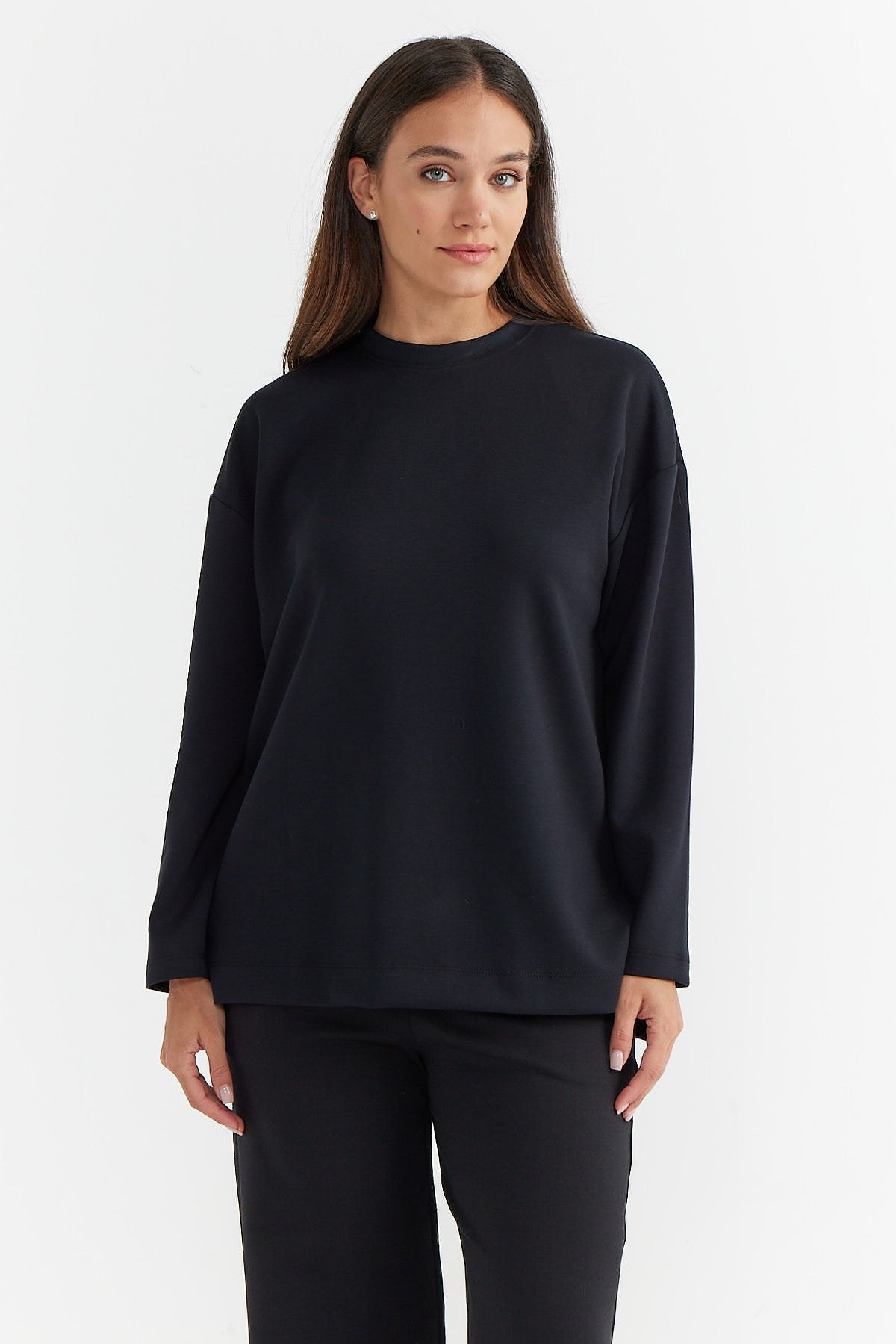 Women's Long Sleeve Soft Texture Blouse