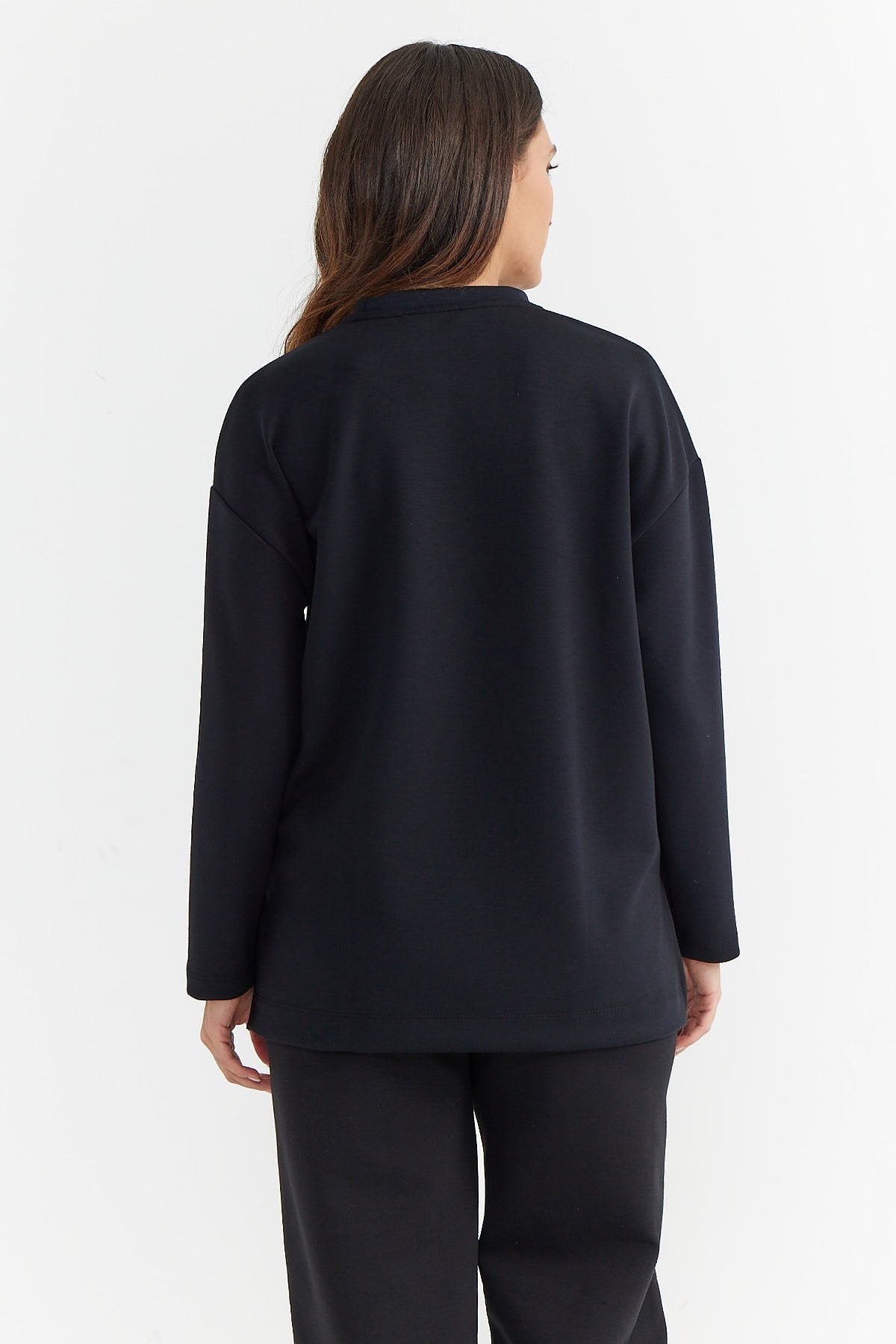 Women's Long Sleeve Soft Texture Blouse