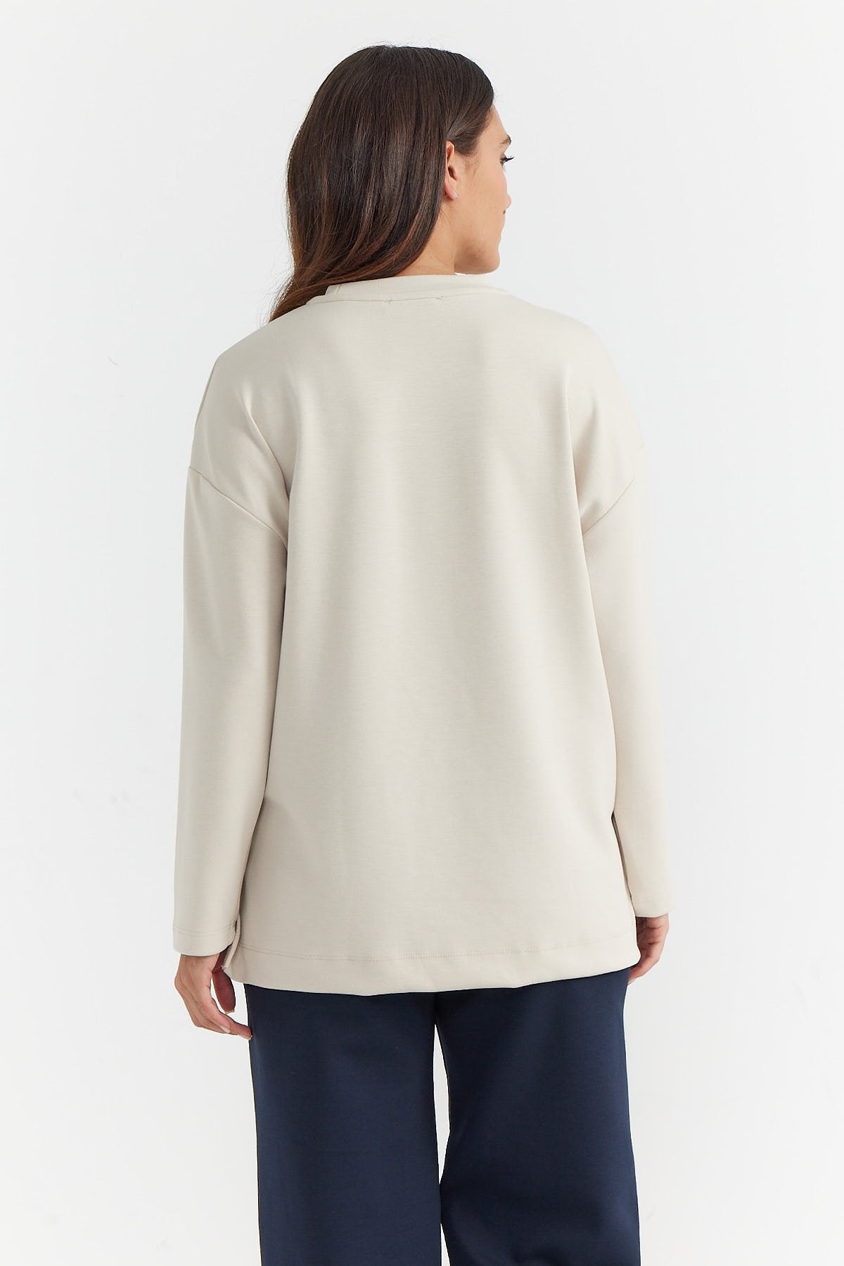 Women's Long Sleeve Soft Texture Blouse