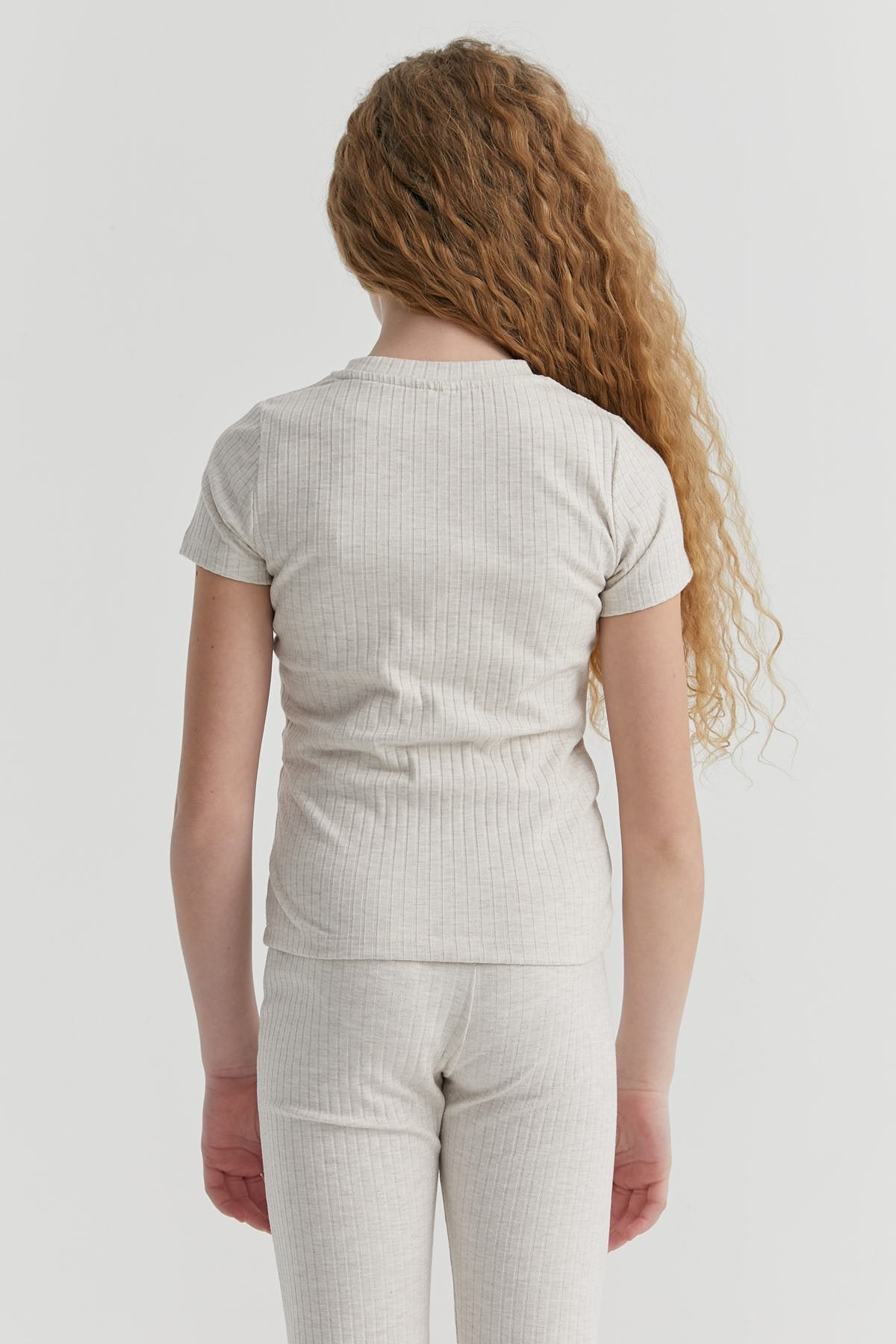 Girls' Ribbed T-shirt