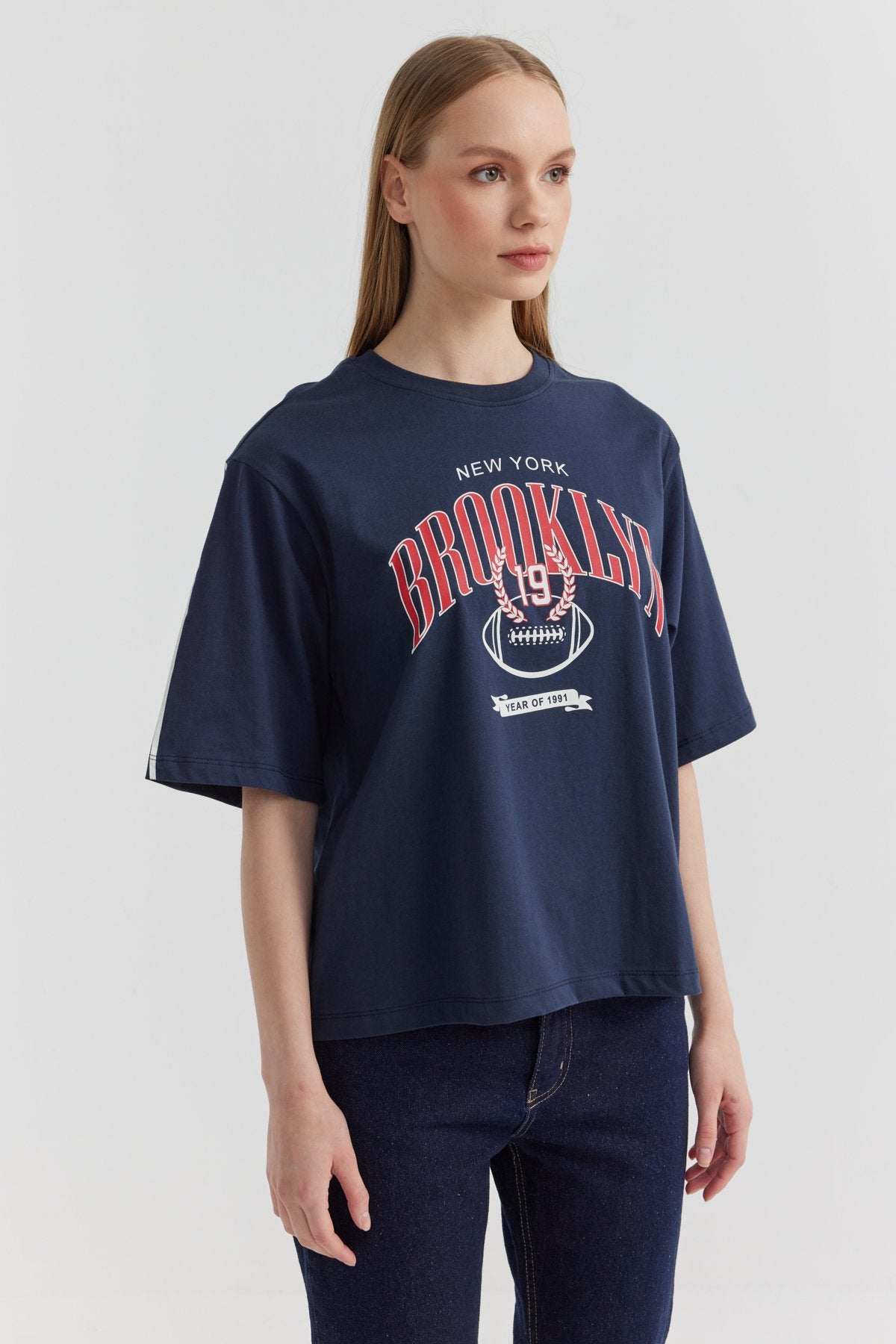 Women's Brooklyn Print Basic T-shirt