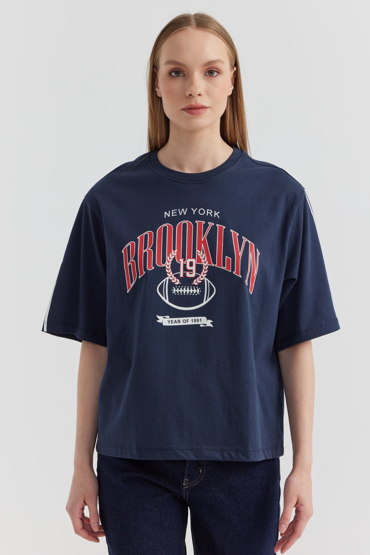 Women's Brooklyn Print Basic T-shirt