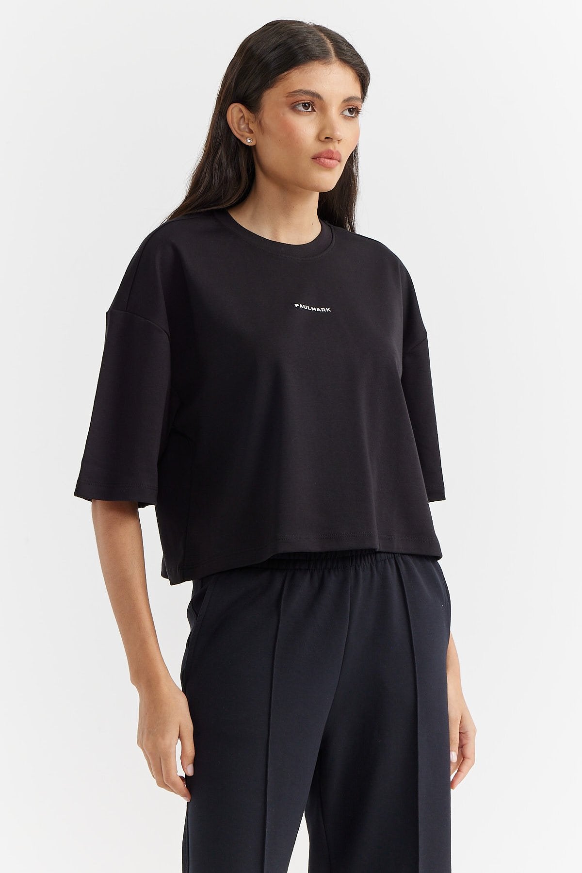 Women's Paulmark Printed Short T-shirt