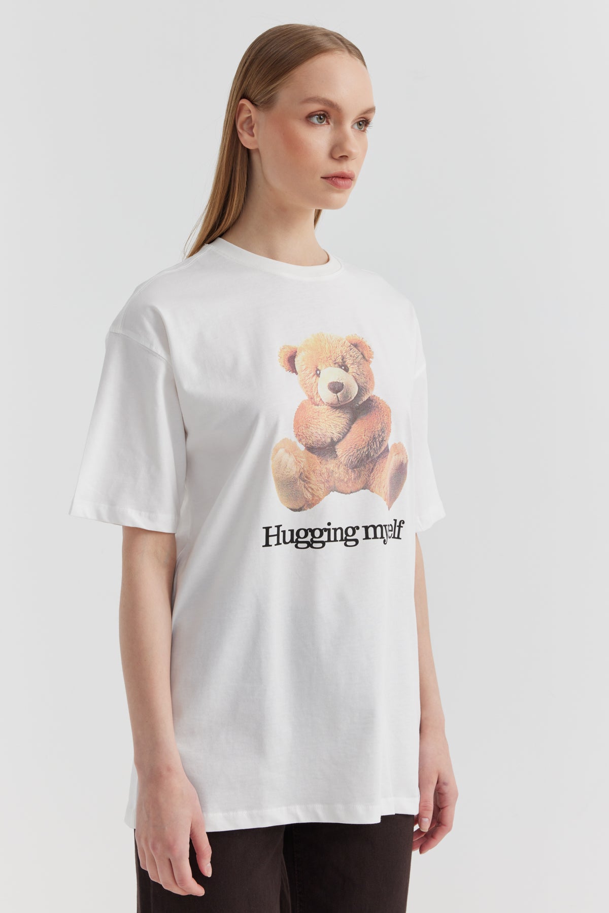 Women's Teddy Bear Printed T-shirt