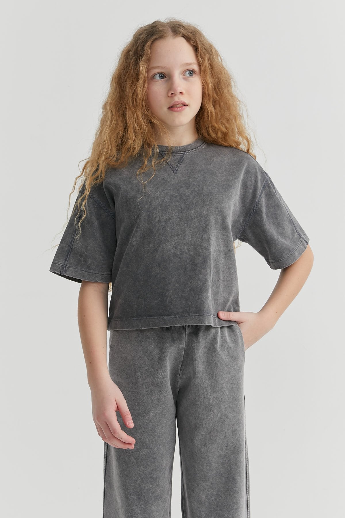 Girl's Stitch Detailed T-shirt