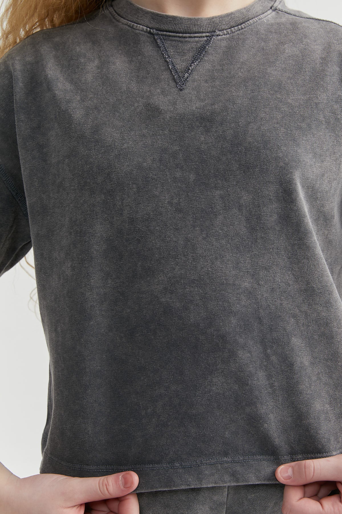 Girl's Stitch Detailed T-shirt
