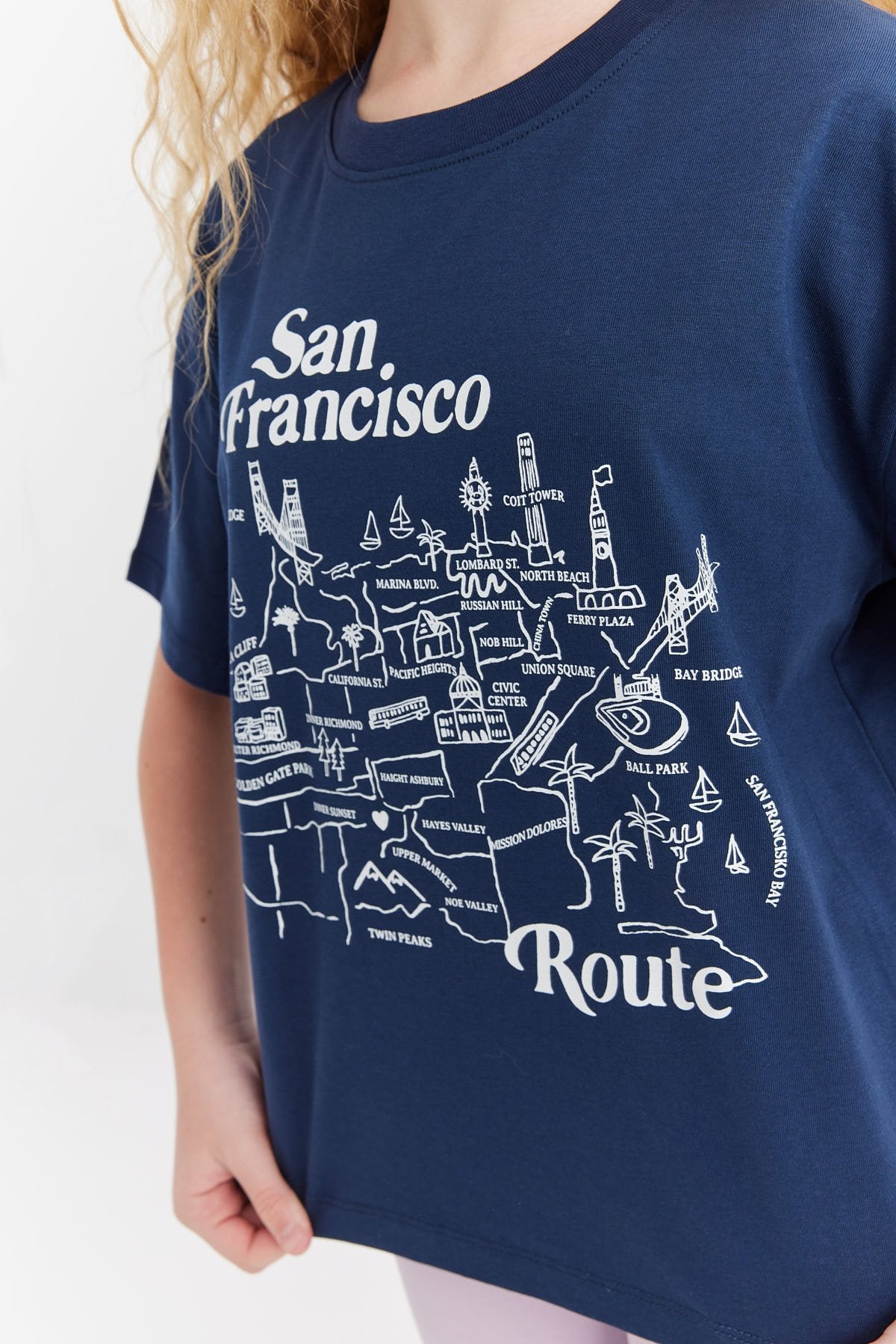 Girl's Printed Detailed T-shirt