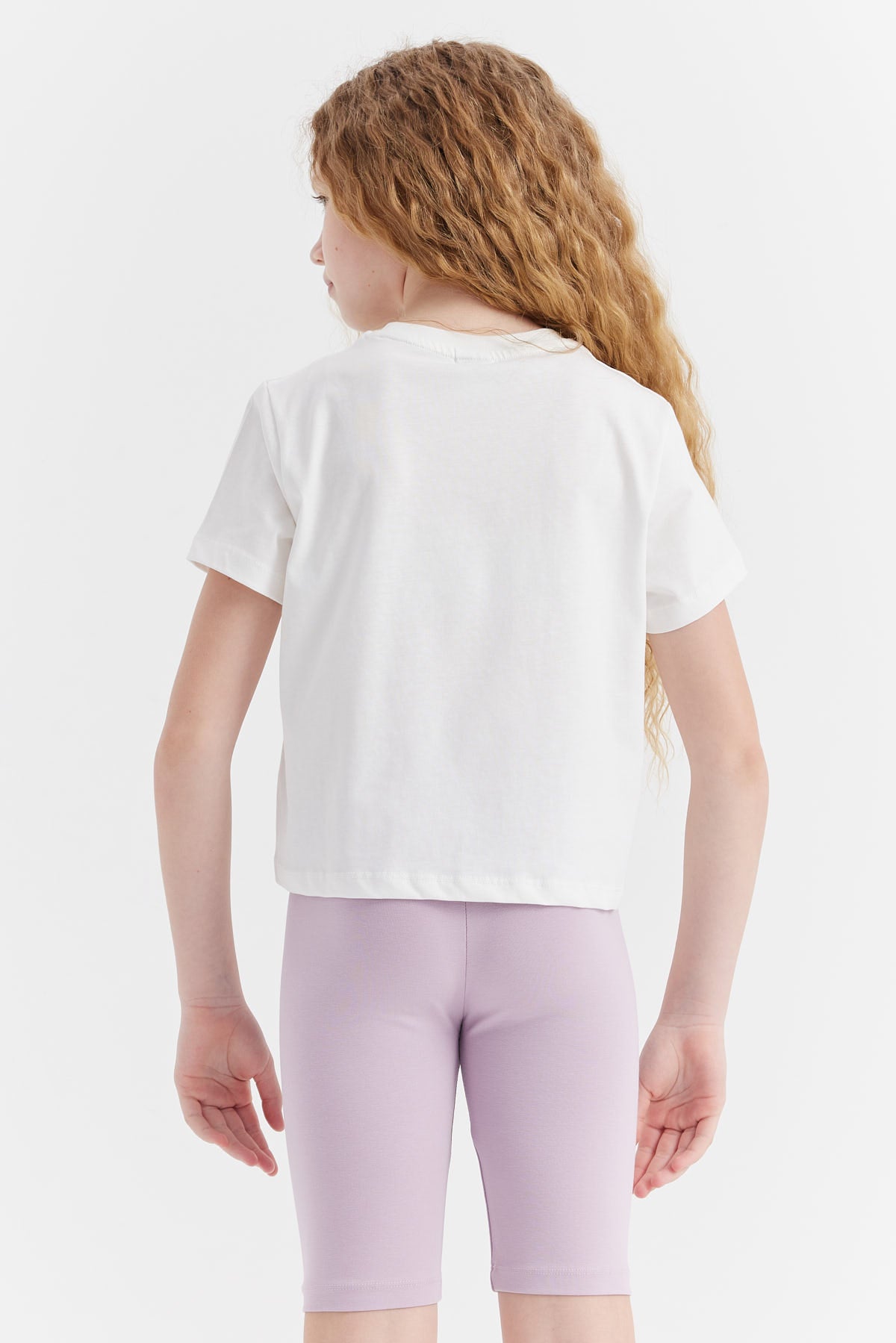 Girl's Tie Detail T-shirt
