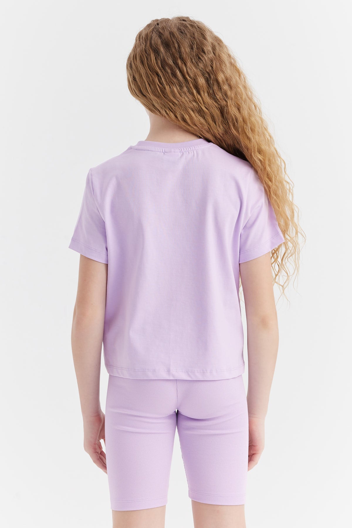 Girl's Tie Detail T-shirt