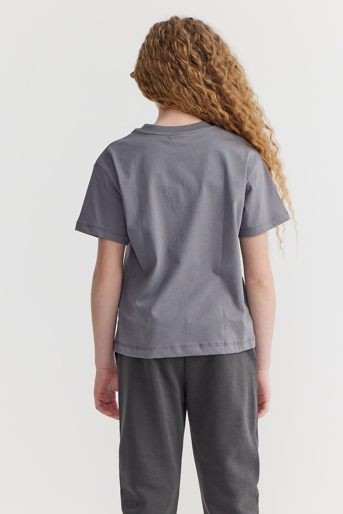Girl's Printed Basic T-shirt