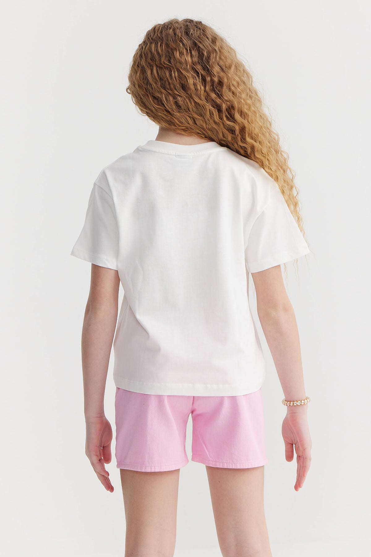 Girl's Printed Basic T-shirt