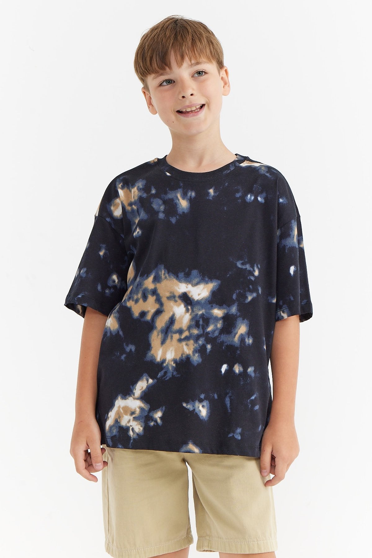 Erkek Çocuk Batik Desenli Tişört