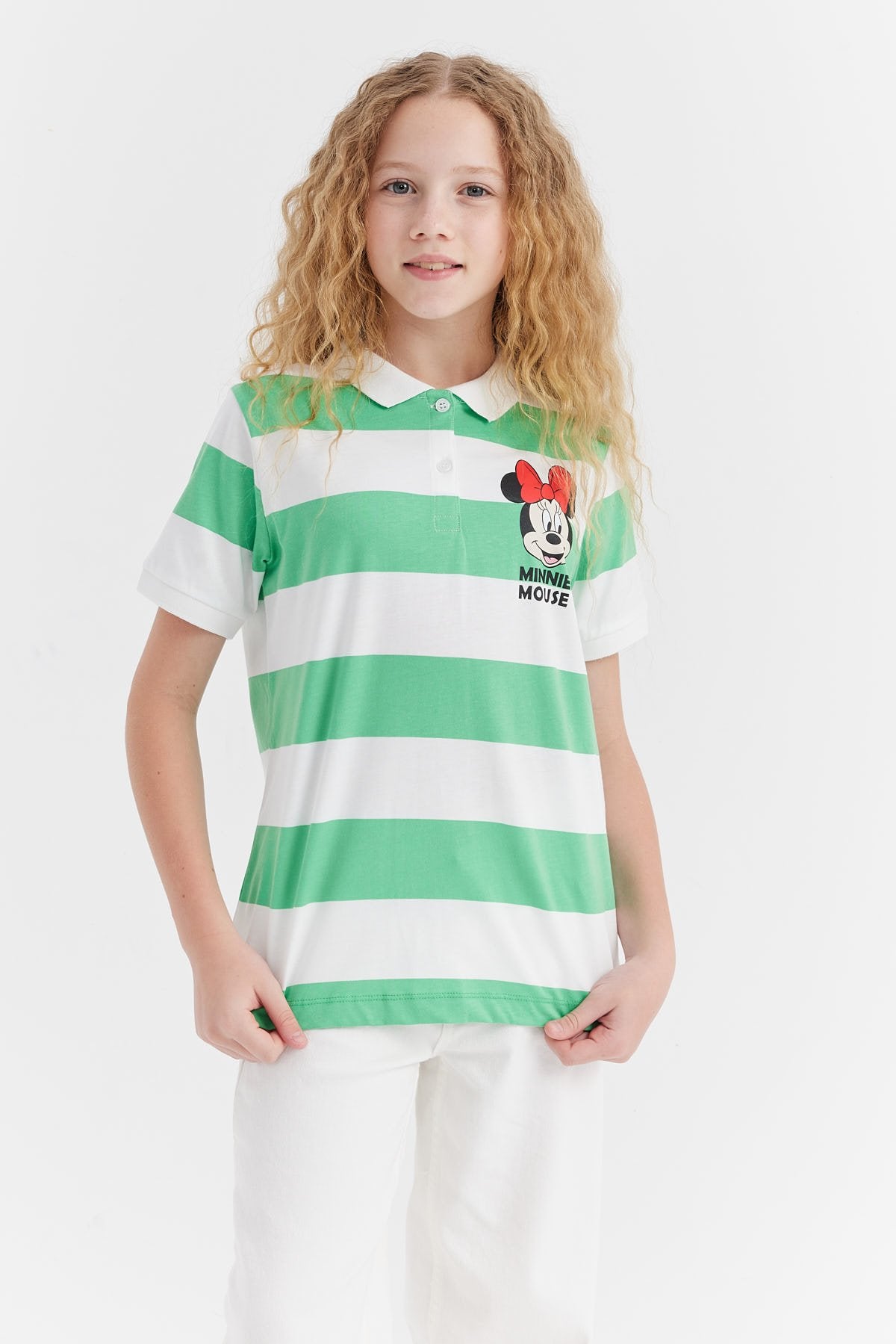 Girls' Polo Neck T-shirt