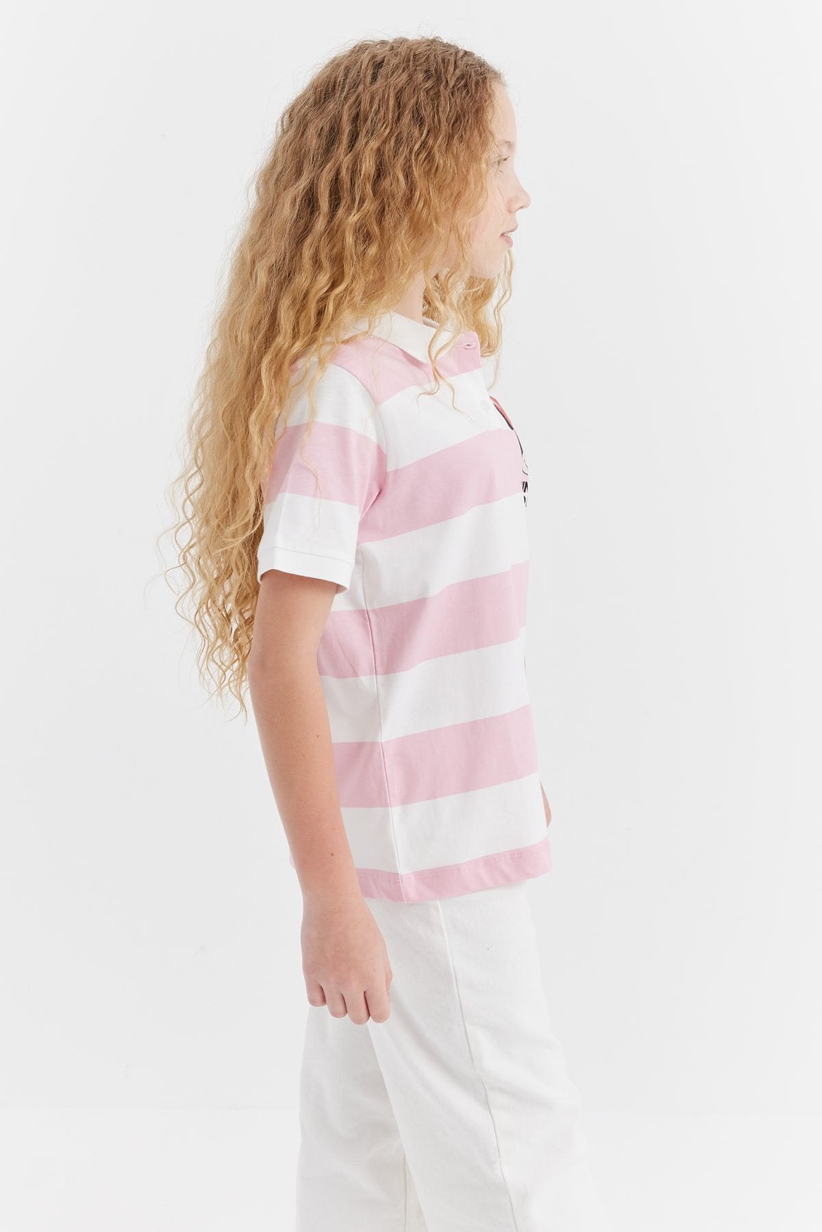 Girls' Polo Neck T-shirt