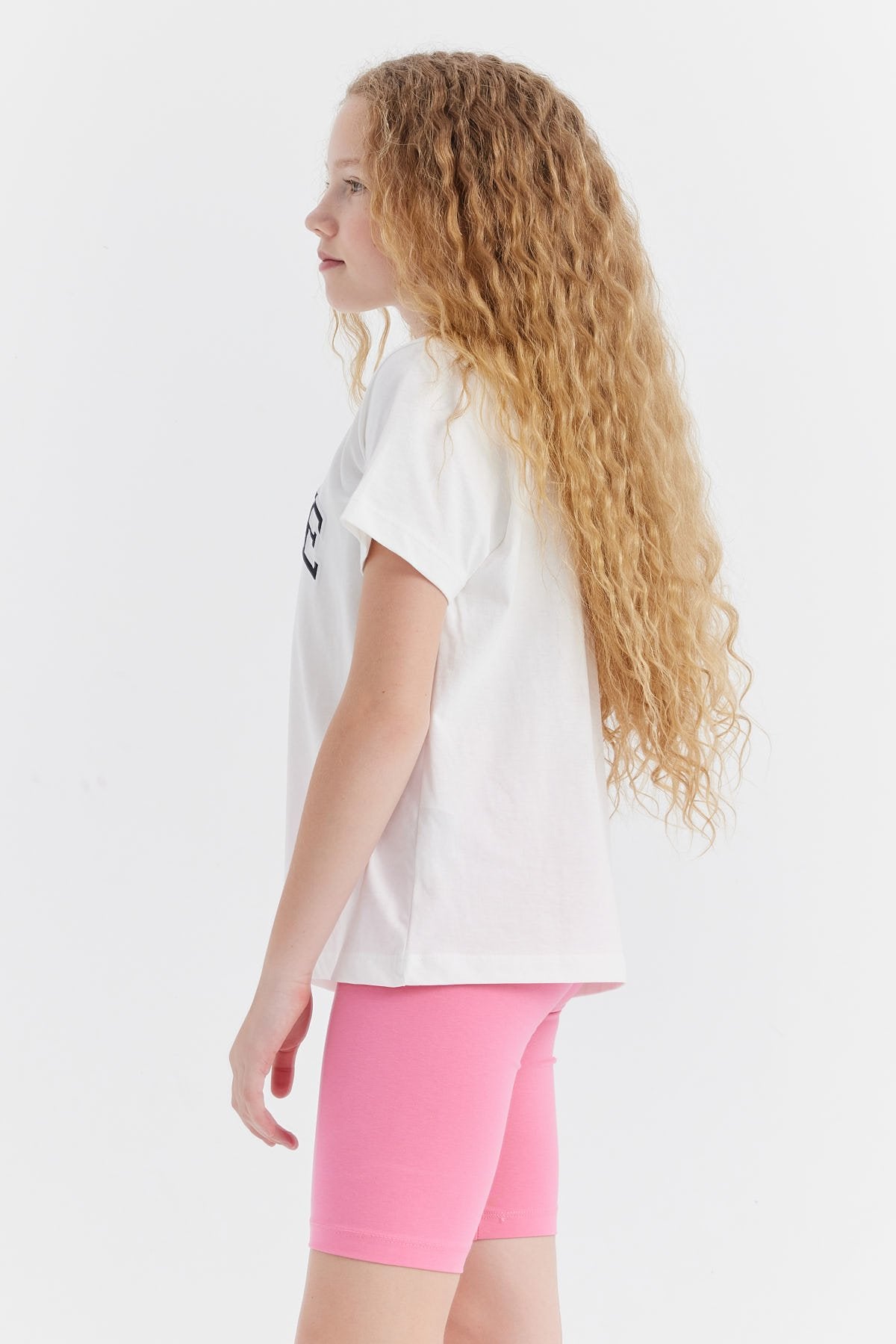 Girl's Text Printed T-shirt