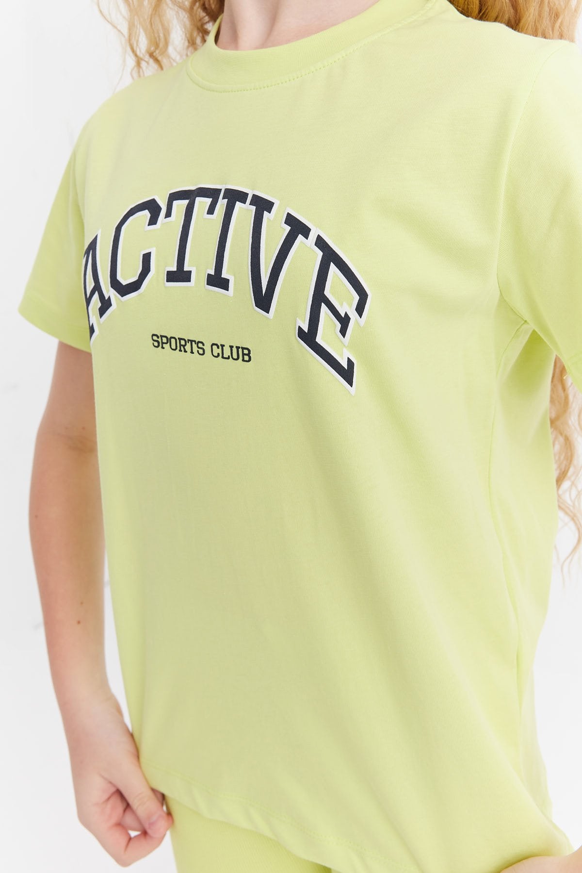 Girl's Text Printed T-shirt