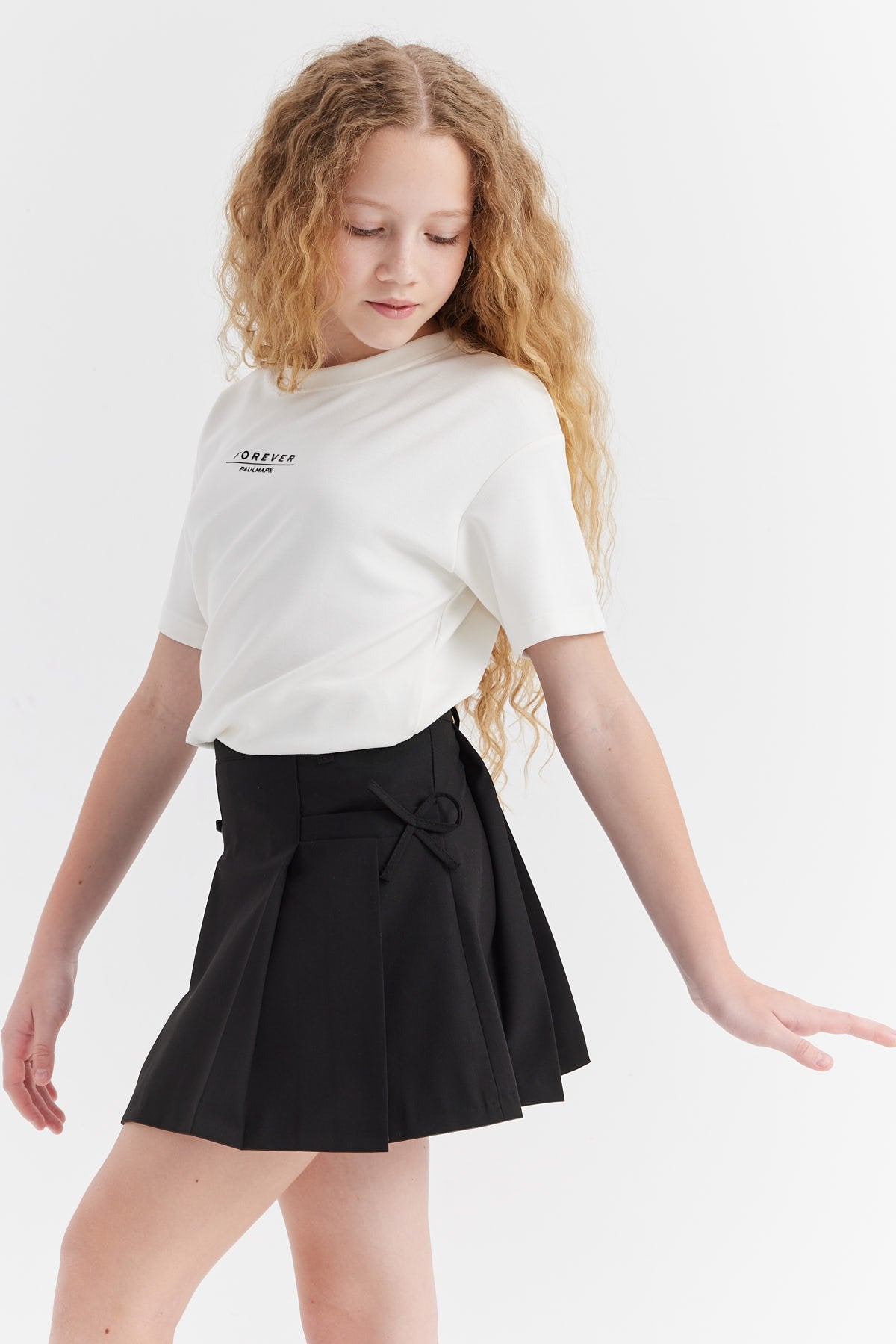 Girl's Text Printed T-shirt