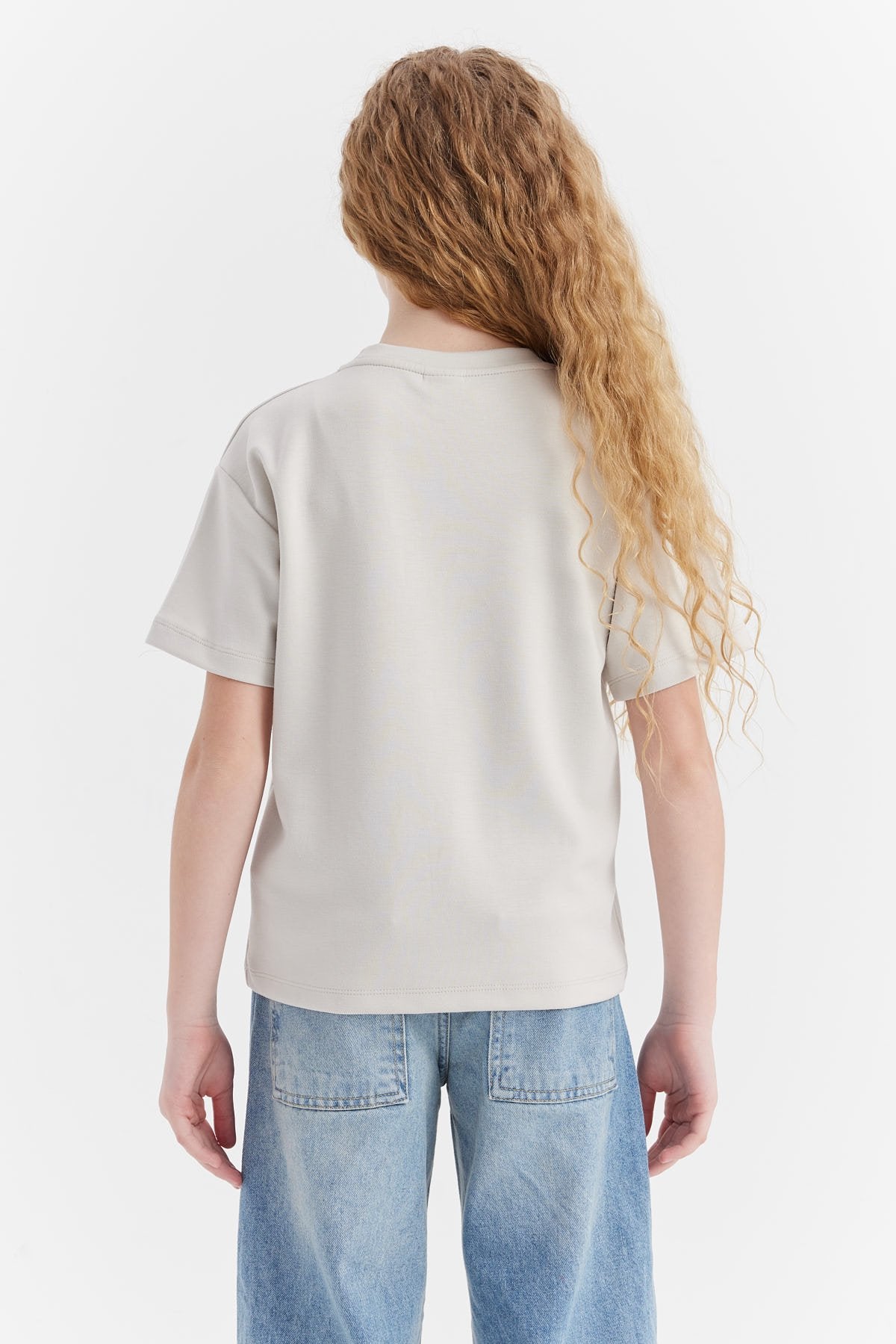 Girl's Text Printed T-shirt