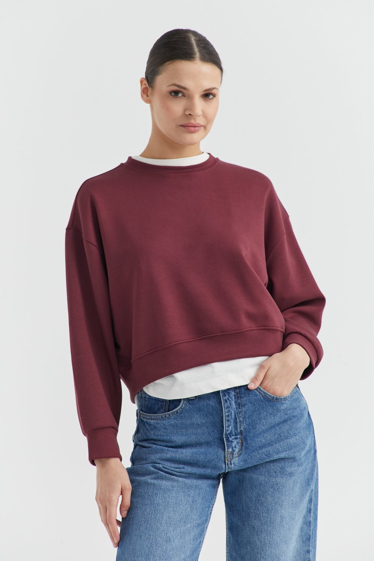 Women's Short Oversize Sweat Top