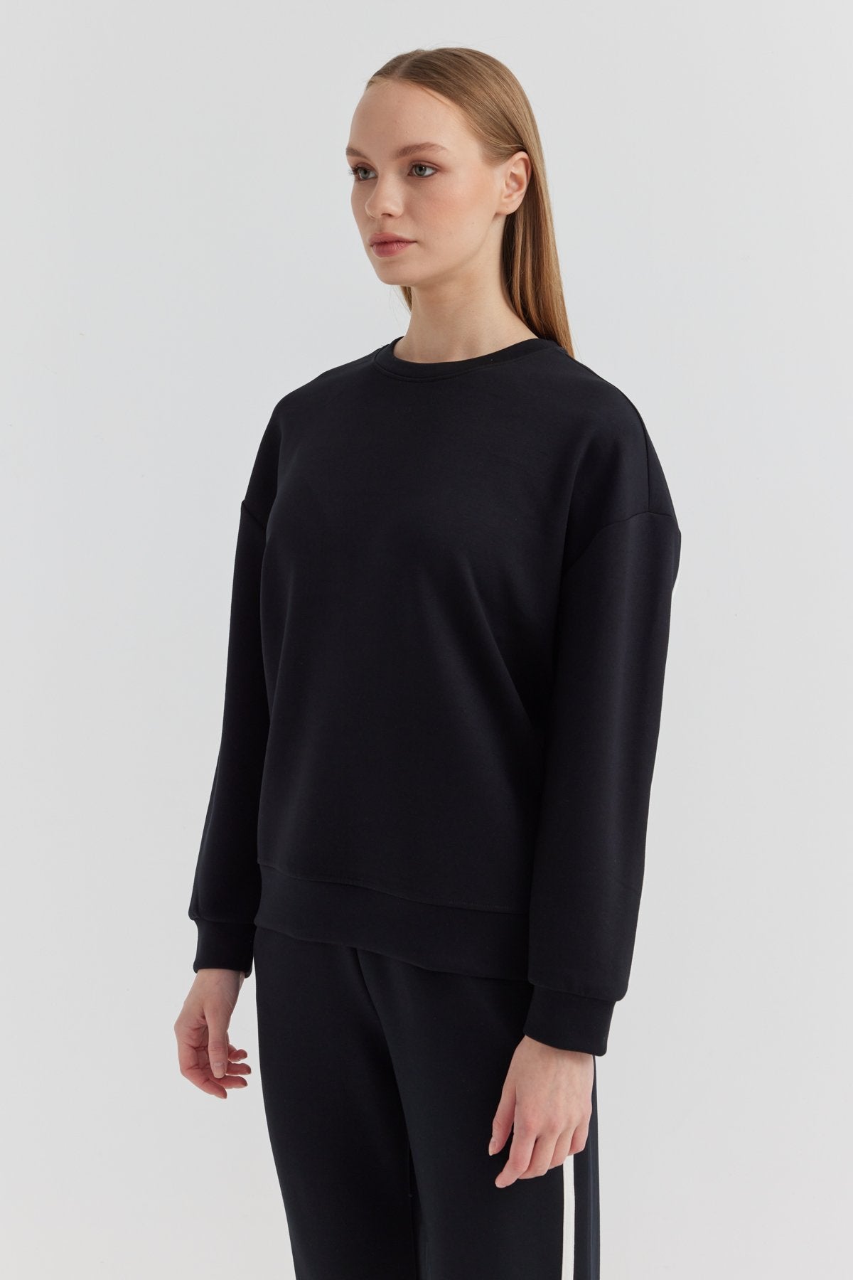 Women's Stripe Detailed Sweat Top